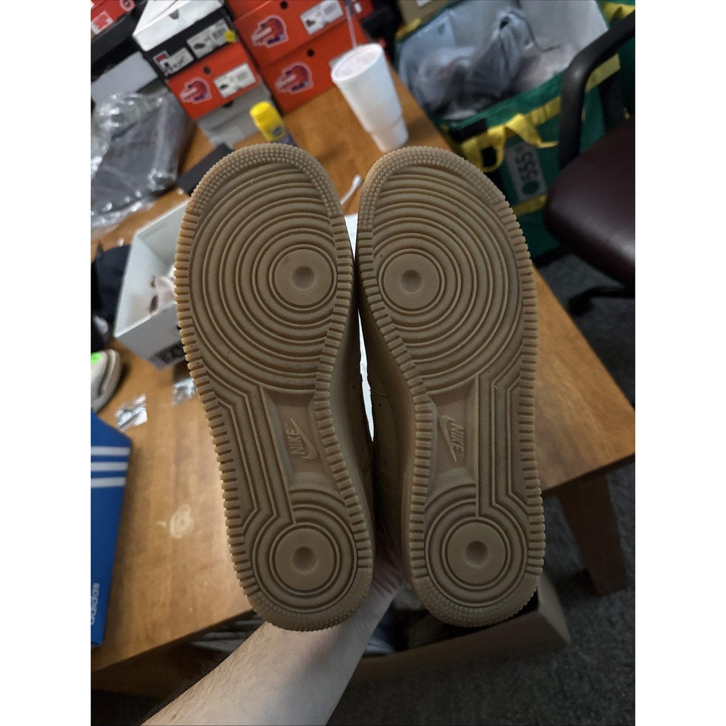 Size 8.5 - Nike Air Force 1 High Flax BS8389