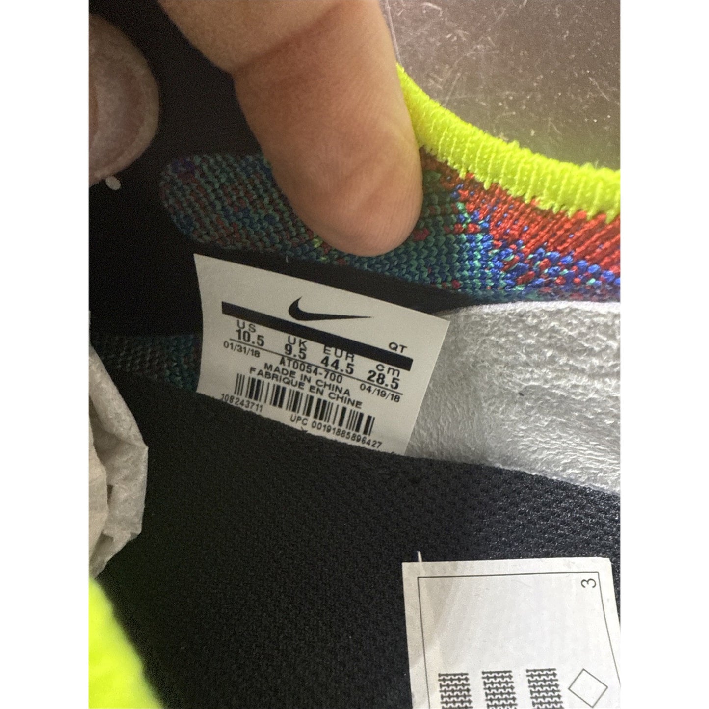 Size 10.5 - Nike Epic React Flyknit Belgium