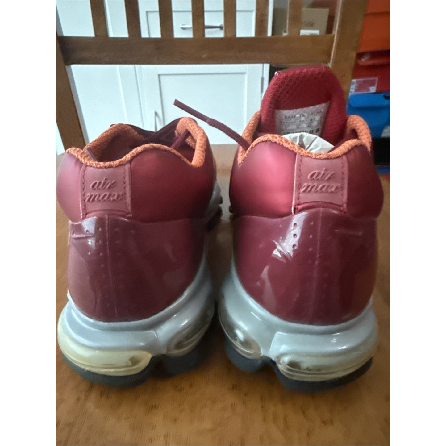 Size 7 - Nike Air Max 03 Red - 314207-661 Very Rare Hard The Find Shoes BS144
