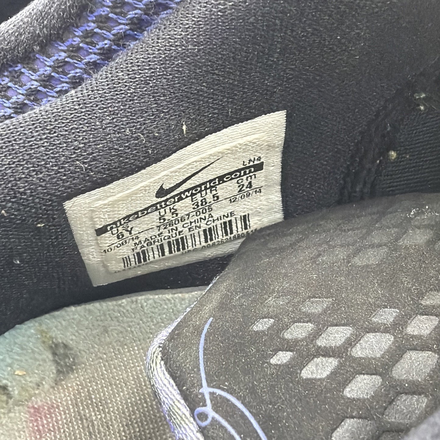 Size 6y (GS) - Nike Kobe 10 Low Blackout