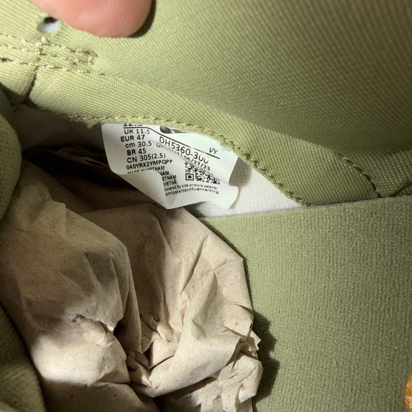 Size 12.5 - Nike Dunk Low Dusty Olive
