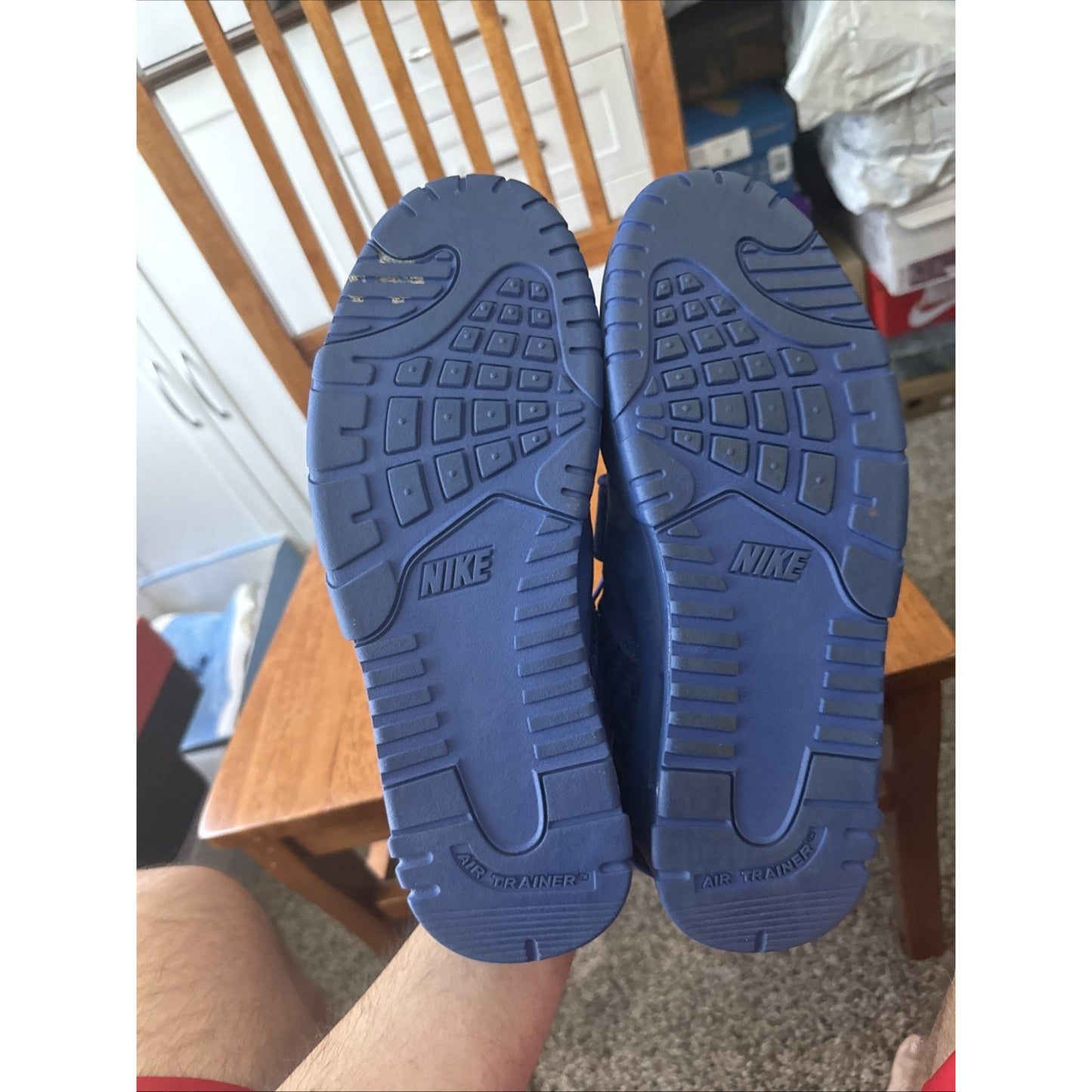 Size 9 - Nike Air Trainer V Cruz Premium Rush Blue BS177