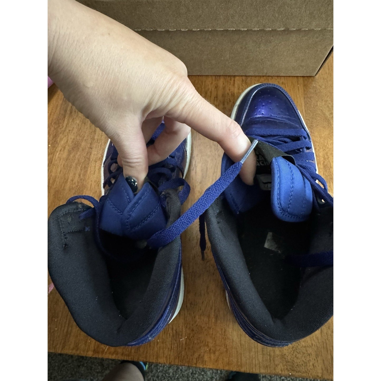 Size 8 - Air Jordan 1 Retro High Deep Royal NBS142