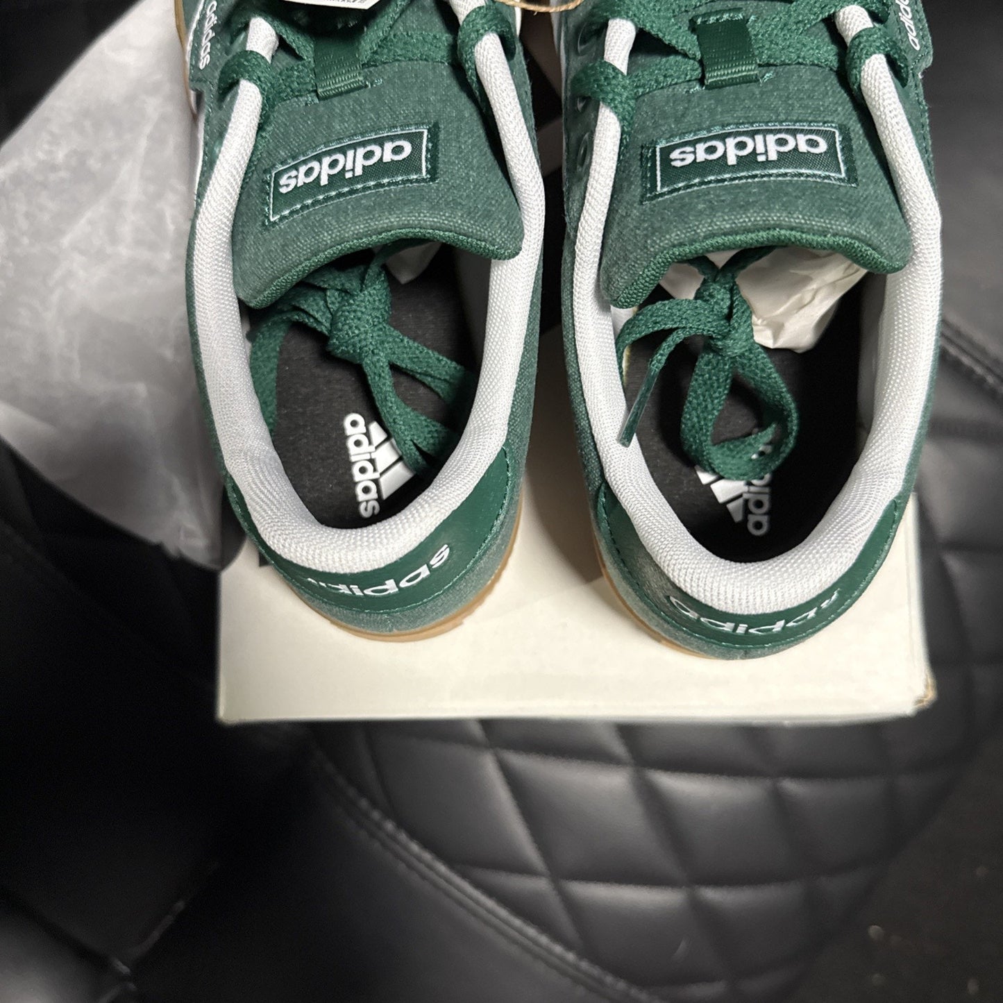 NEW Mens Size 8 Adidas Daily 3.0 “Collegiate Green Gum” Low Top Sneakers shoes BS053