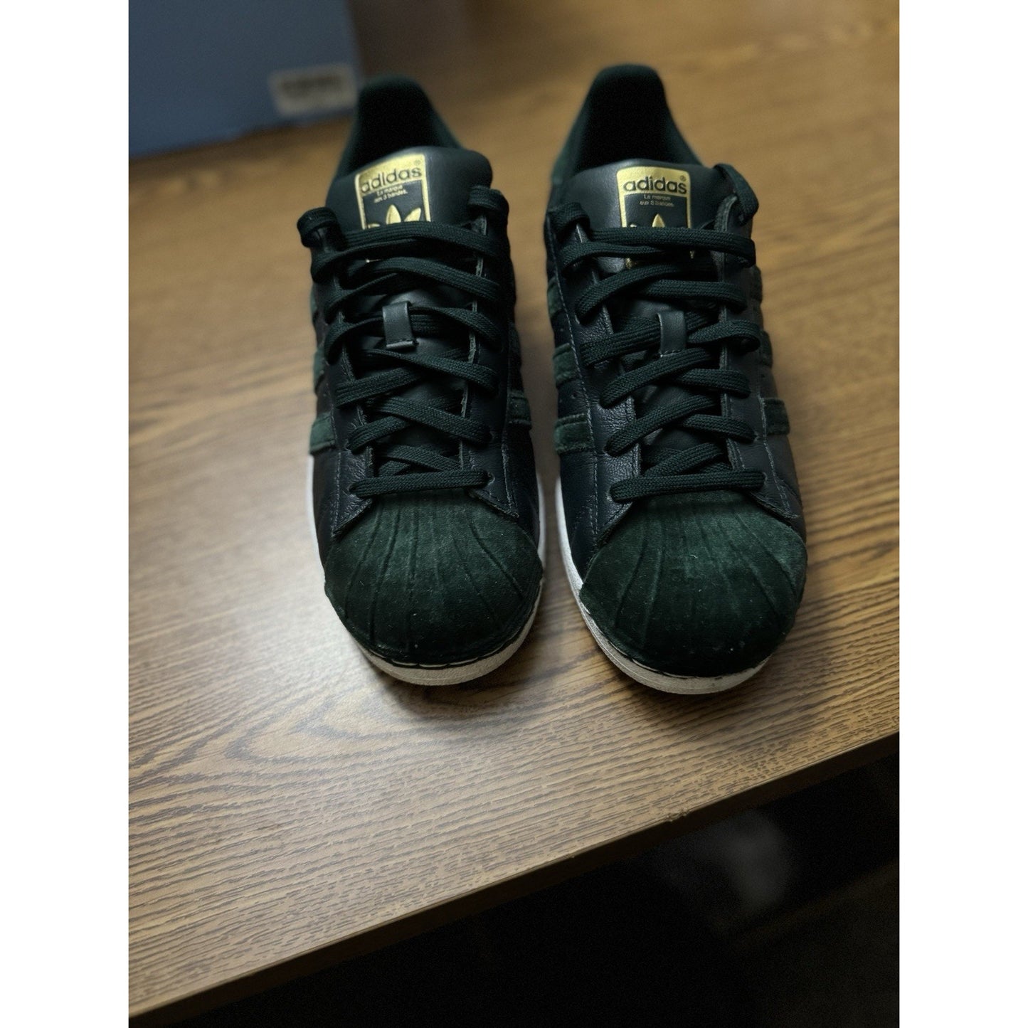 Size 9 - adidas Superstar Collegiate Green W NBS153