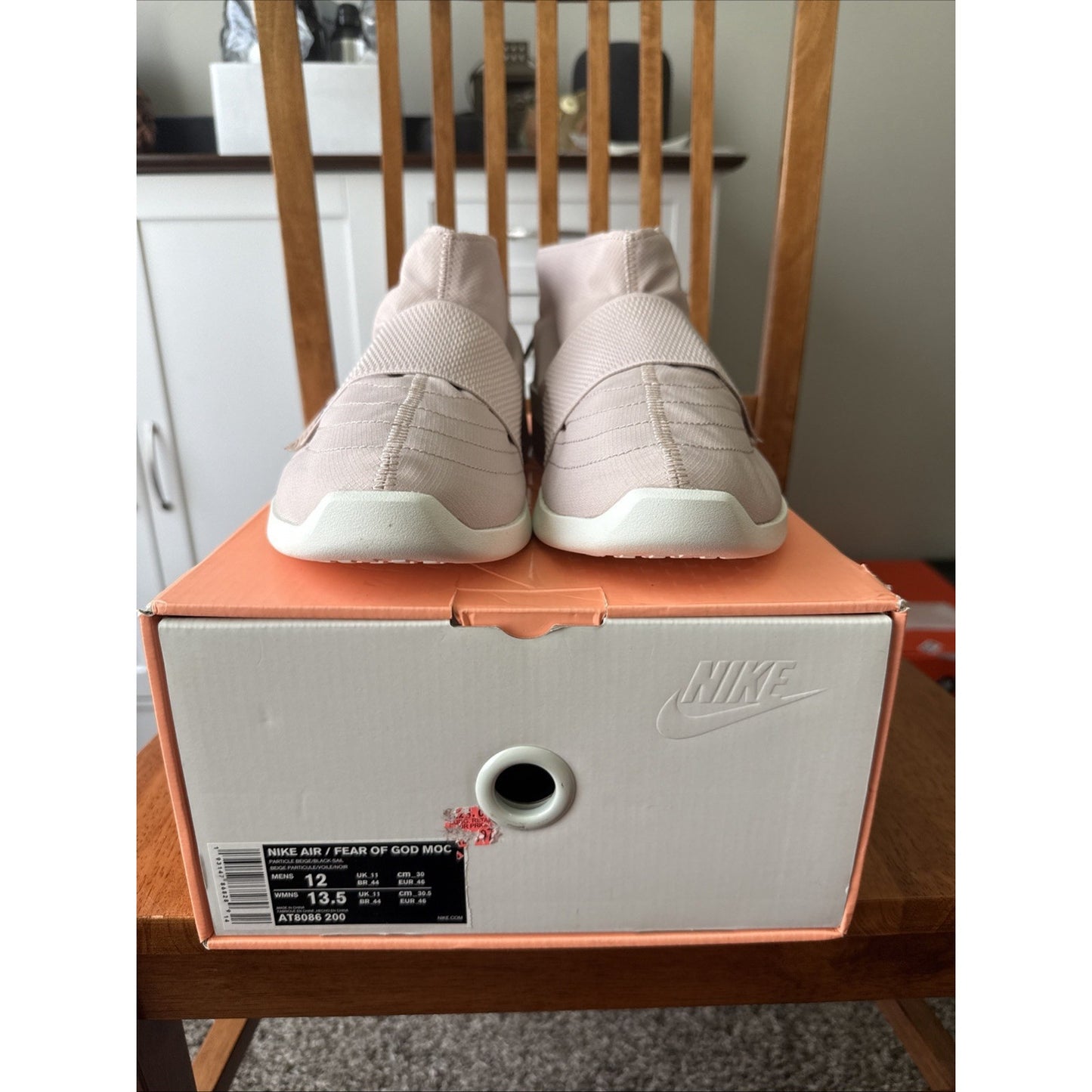 Size 12 - Nike Air Fear of God Moc Particle Beige BS246
