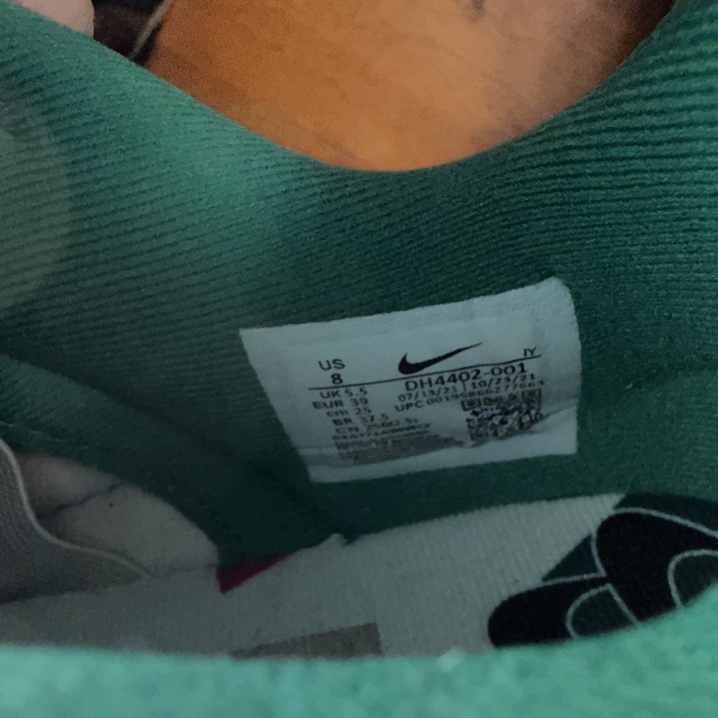 Size 8 - Nike Dunk Disrupt 2 Low Malachite W