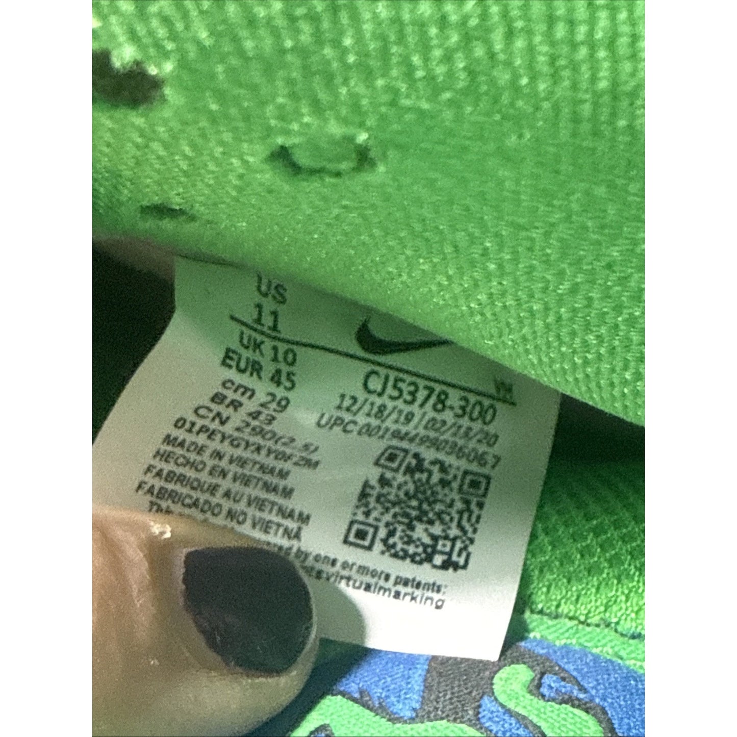 Size 11 - Nike SB Dunk Low x Grateful Dead Green Bear Formally Owned By G-Eazy