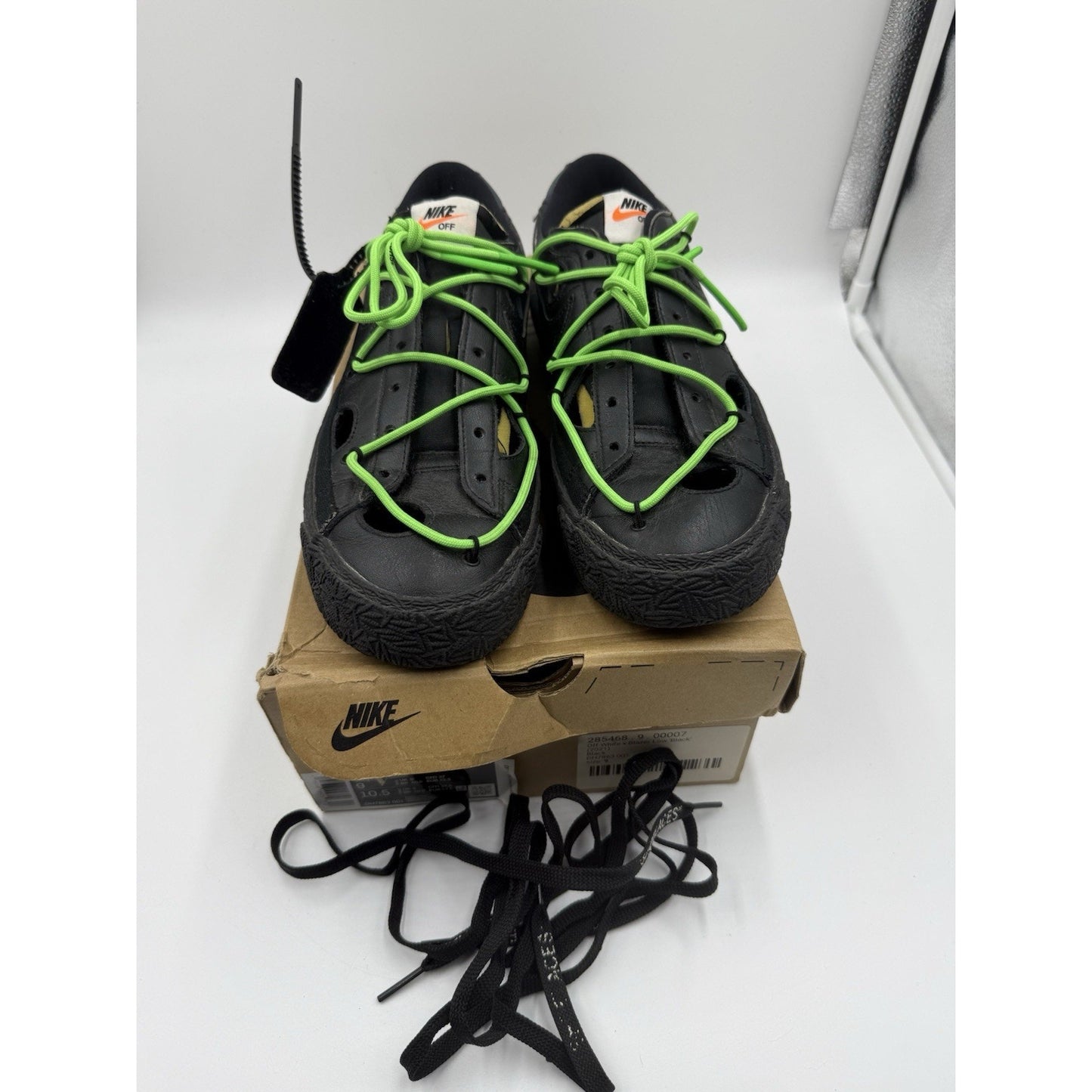 Size 9 - Nike Off-White x Blazer Low Black
