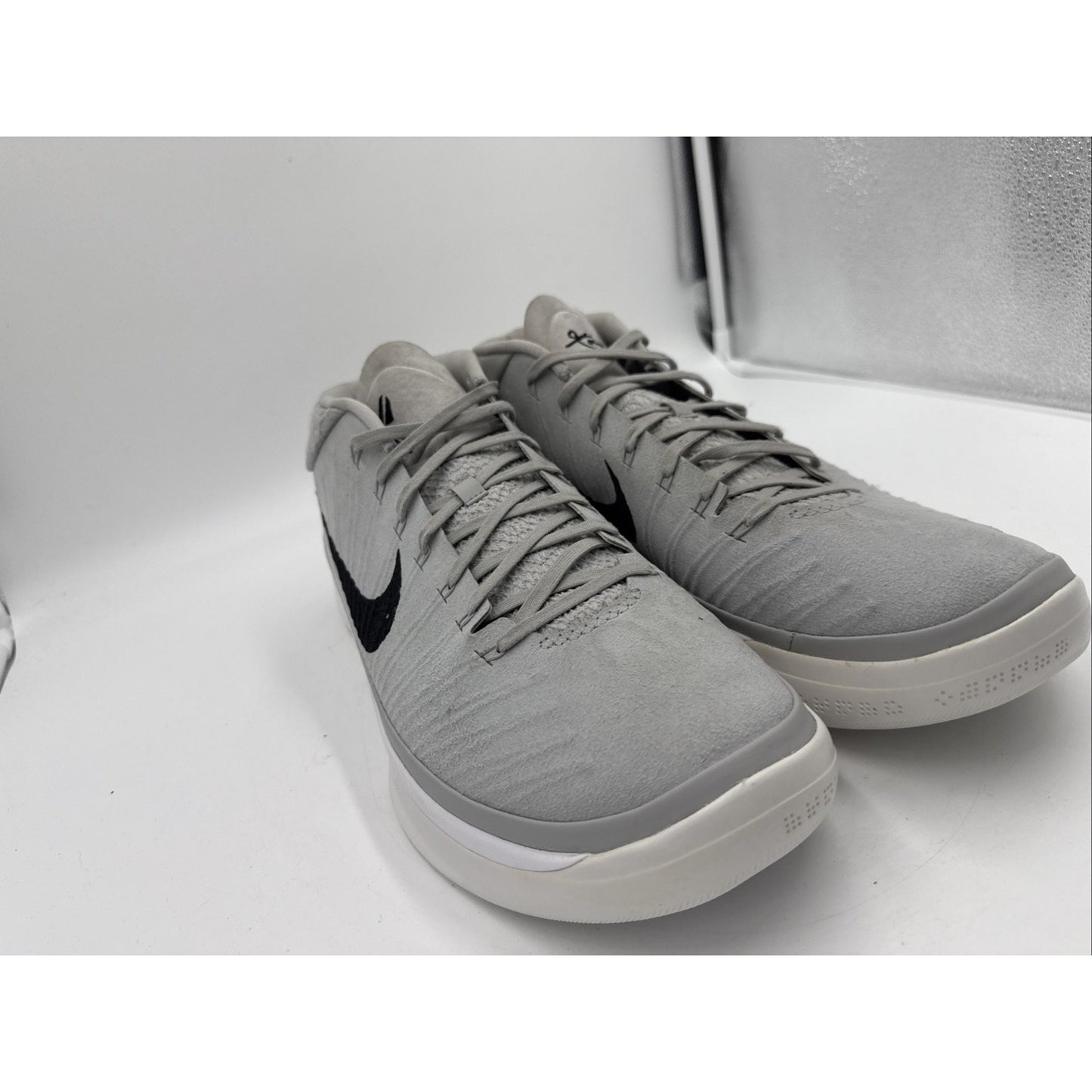 Size 16 - Nike Kobe A.D. Mid Wolf Grey Sample Stamped “999999999”