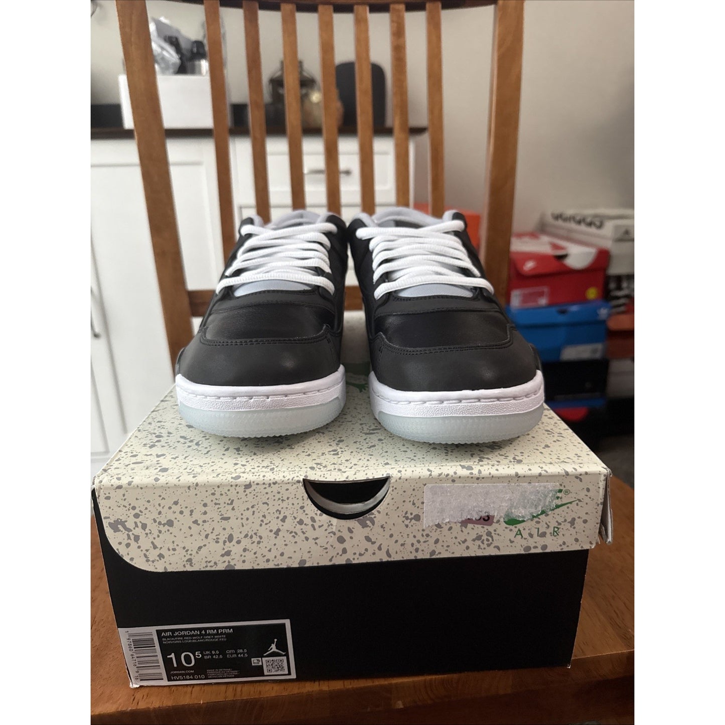 Size 10.5 - Air Jordan 4 RM Black Metallic BS149