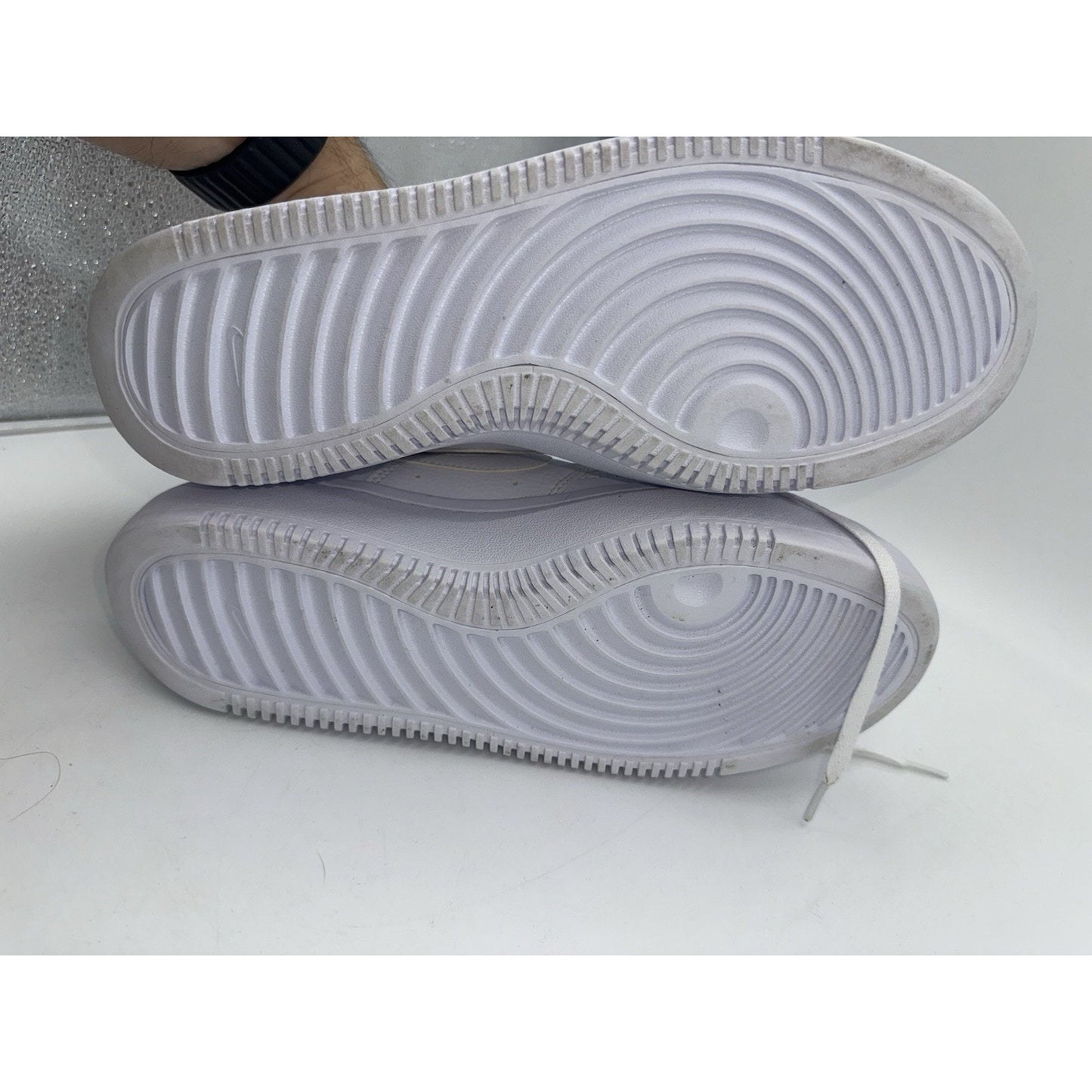 Size 10.5 - Nike Court Vision Alta Triple White W