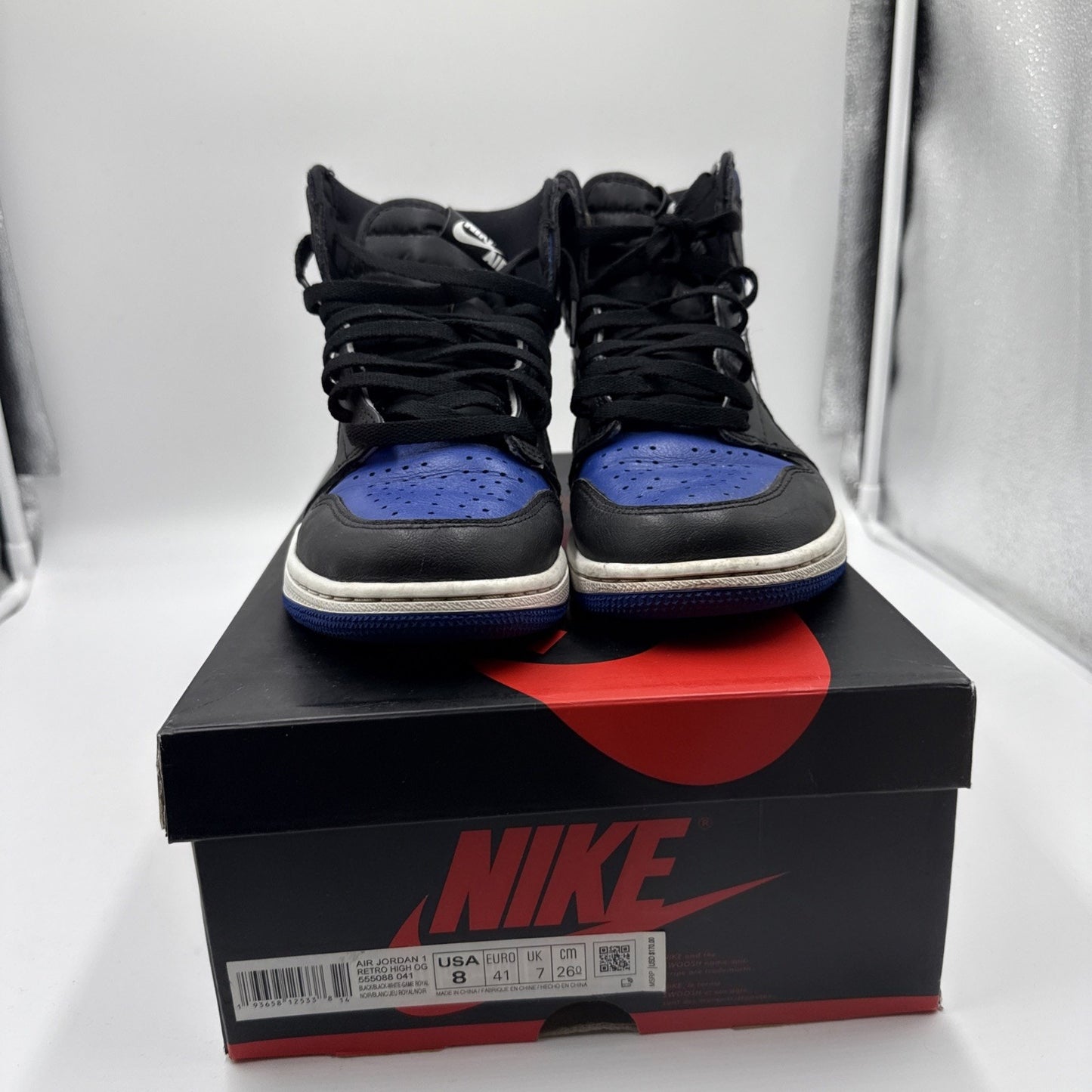 Size 8 - Jordan 1 Retro OG High Royal Toe