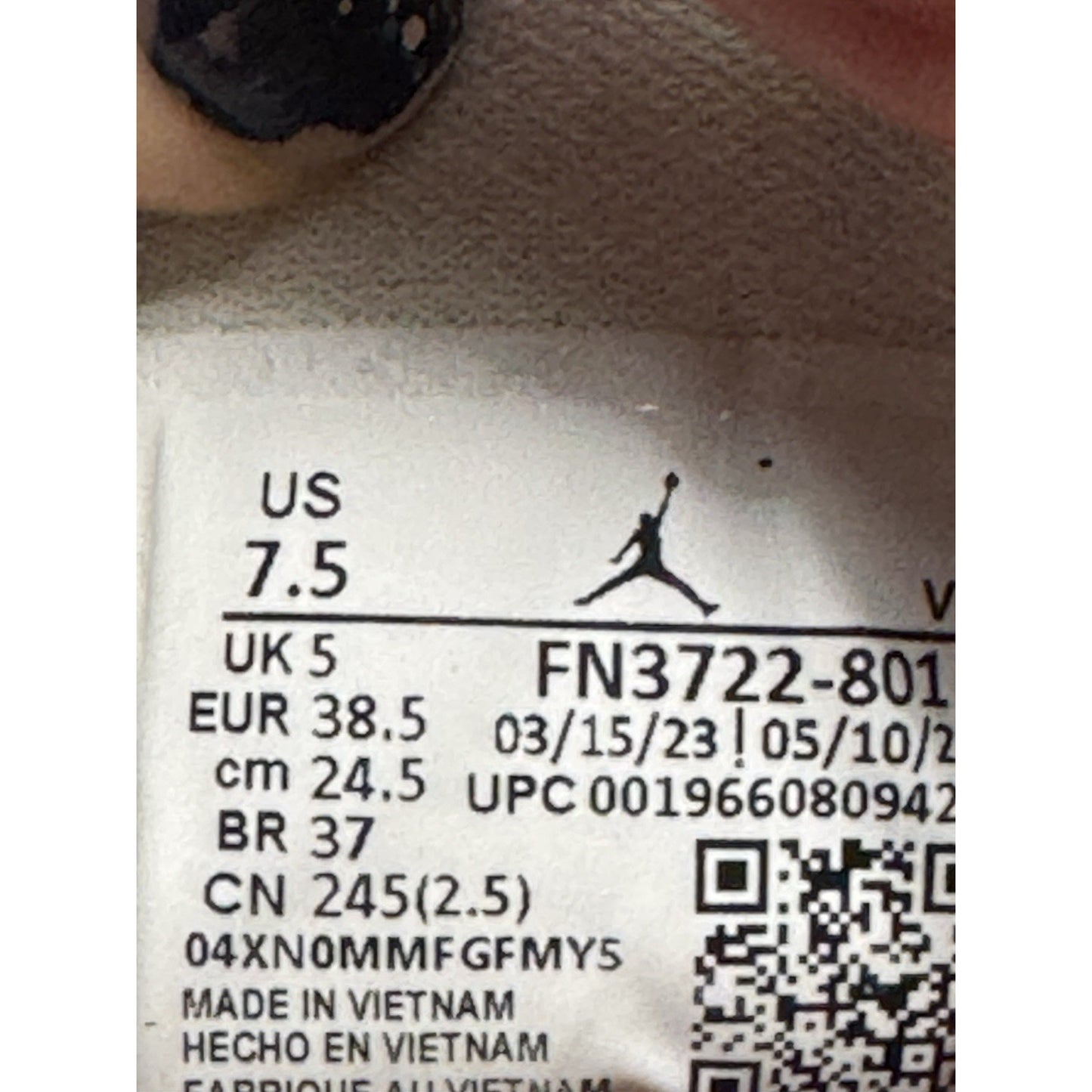 Size 7.5 - Air Jordan 1 SE Low Sky J Orange W