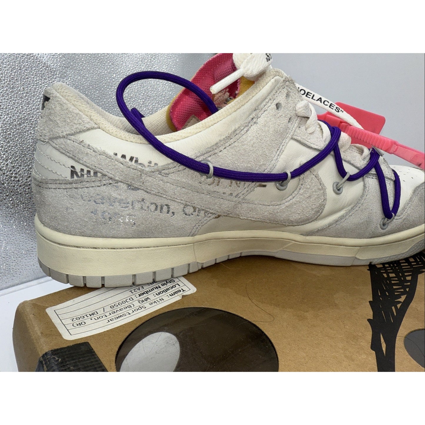 Size 12 - Nike Off-White x Dunk Low Lot 15 of 50