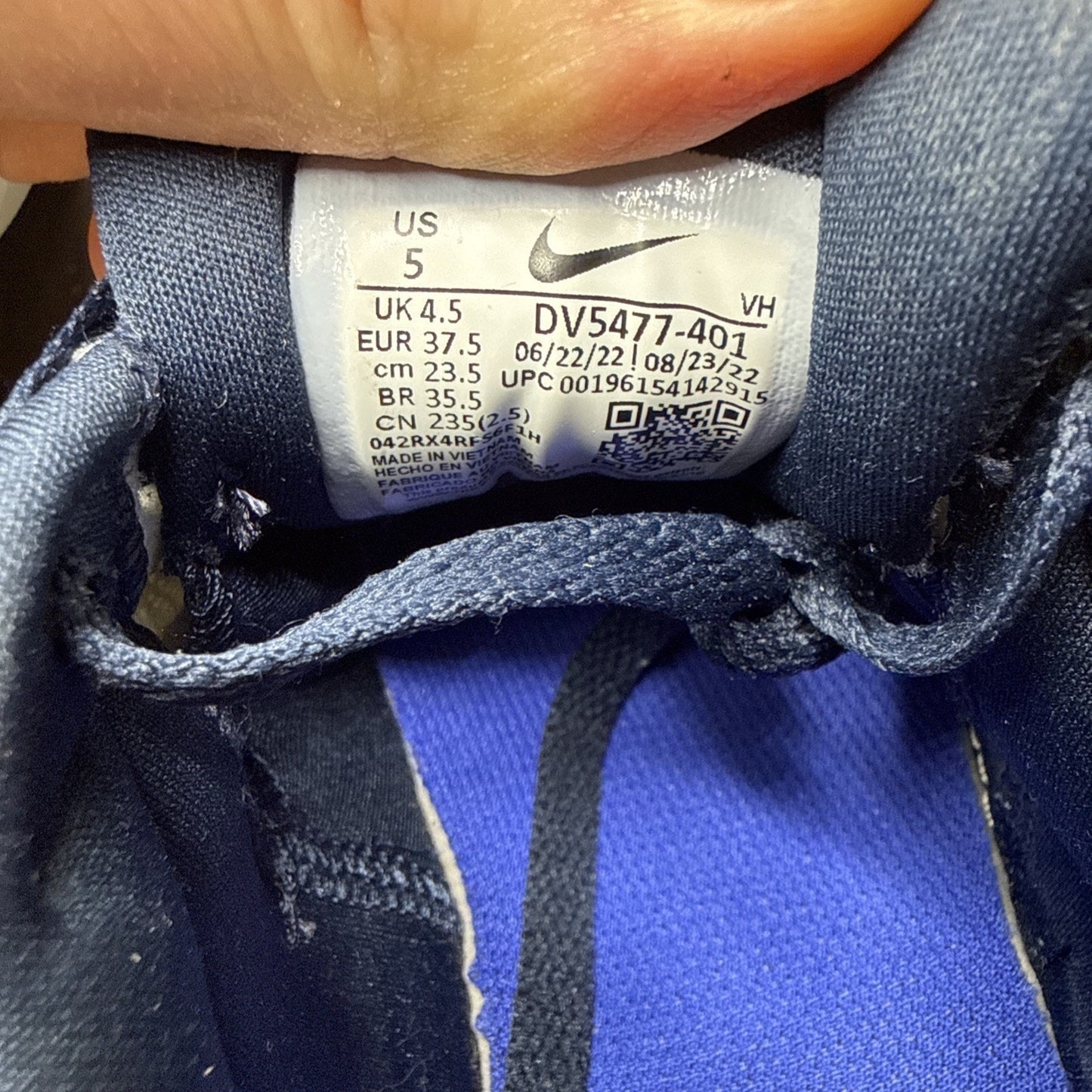Size 5 - Nike Force 58 SB Obsidian Royalties