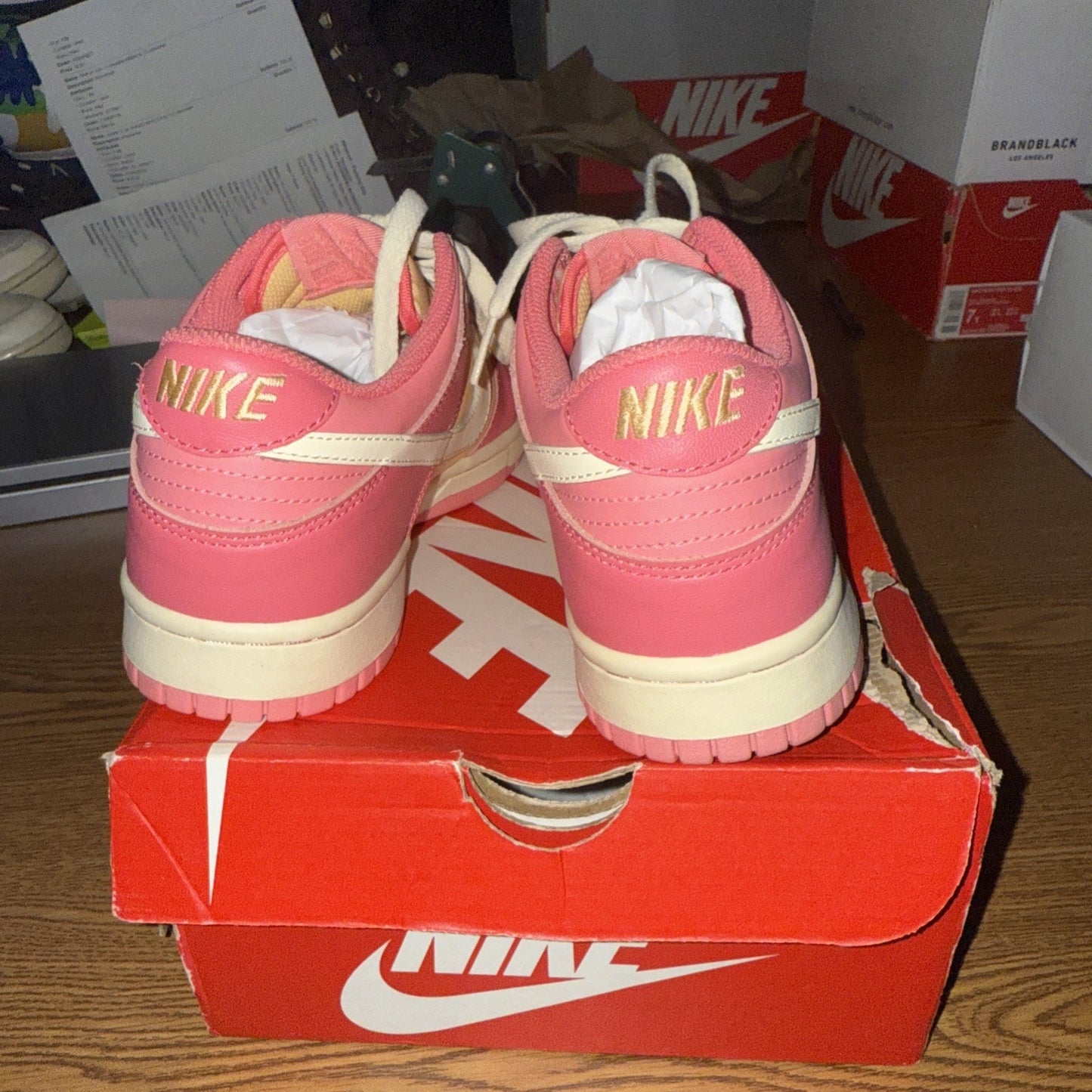 Size 6Y Nike Dunk Low Strawbeery Peach Cream DH9765-200