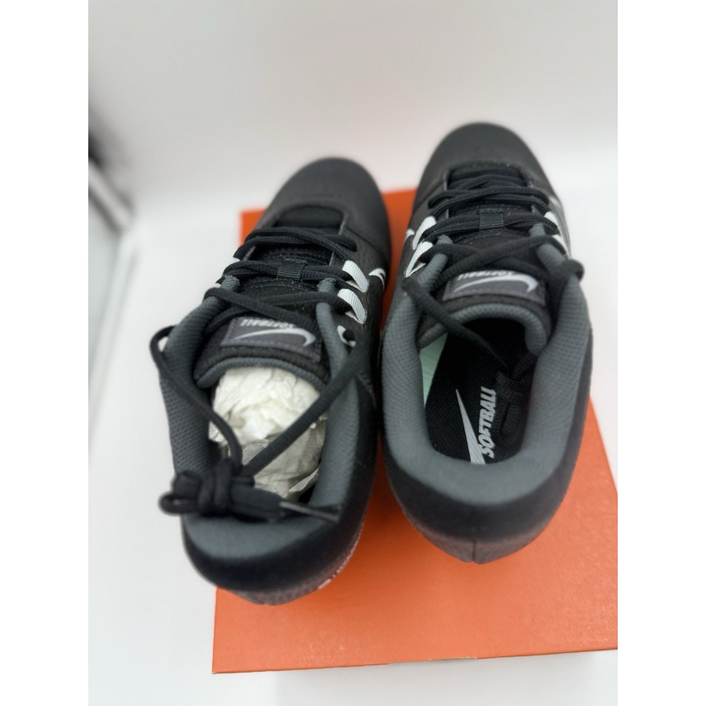 Size 8.5 - Nike Hyperdiamond 4 Pro Black Dark Smoke Grey W
