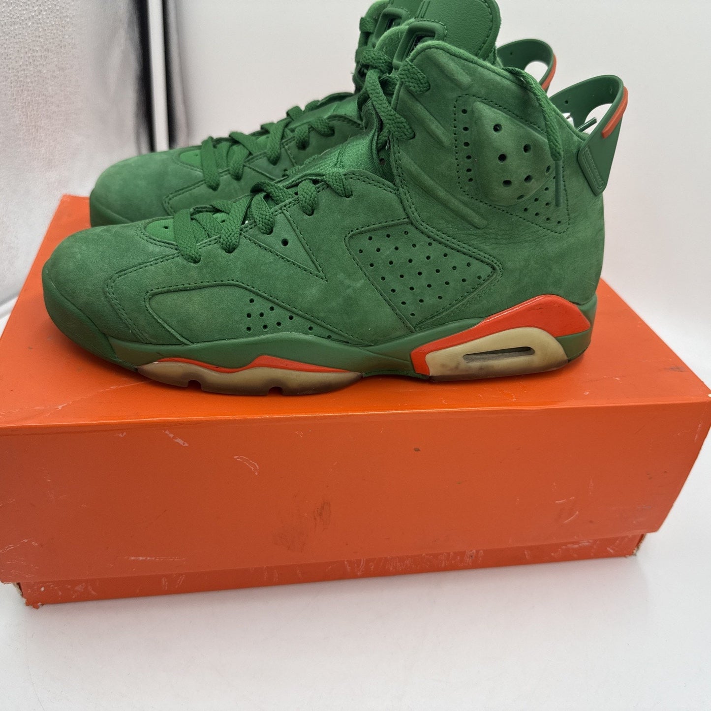 Size 8.5 - Air Jordan 6 Retro NRG Green Suede Gatorade