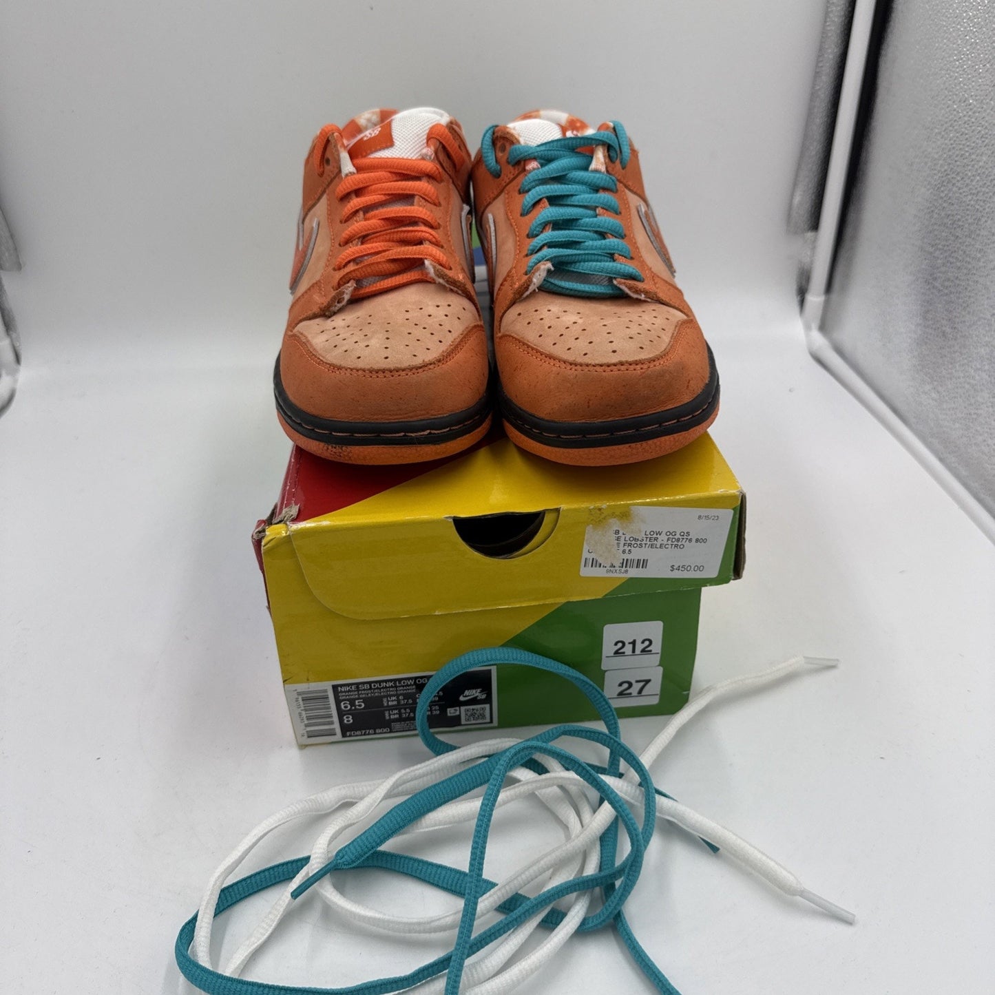 Size 6.5 - Nike Dunk Low SB x Concepts Orange Lobster