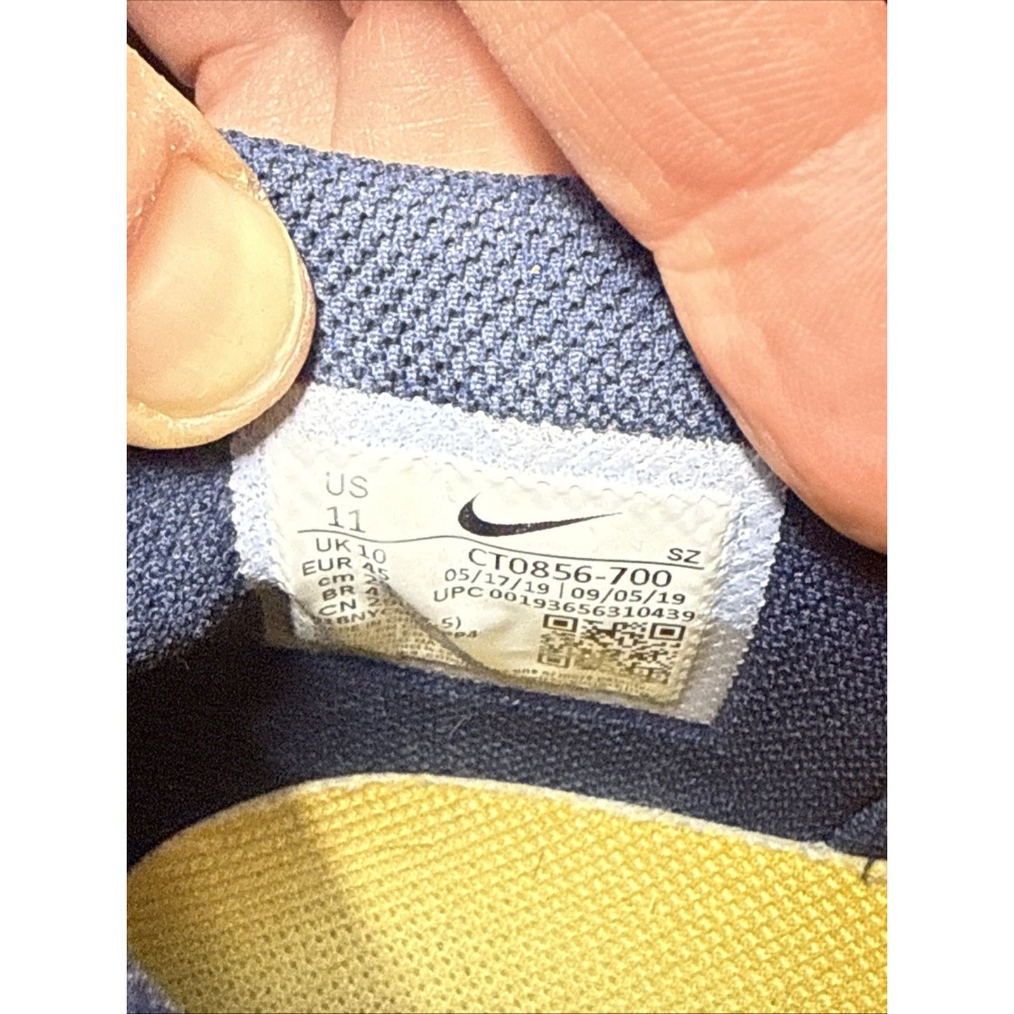 Size 11 - Nike Dunk Low x OFF-WHITE University Gold 2019