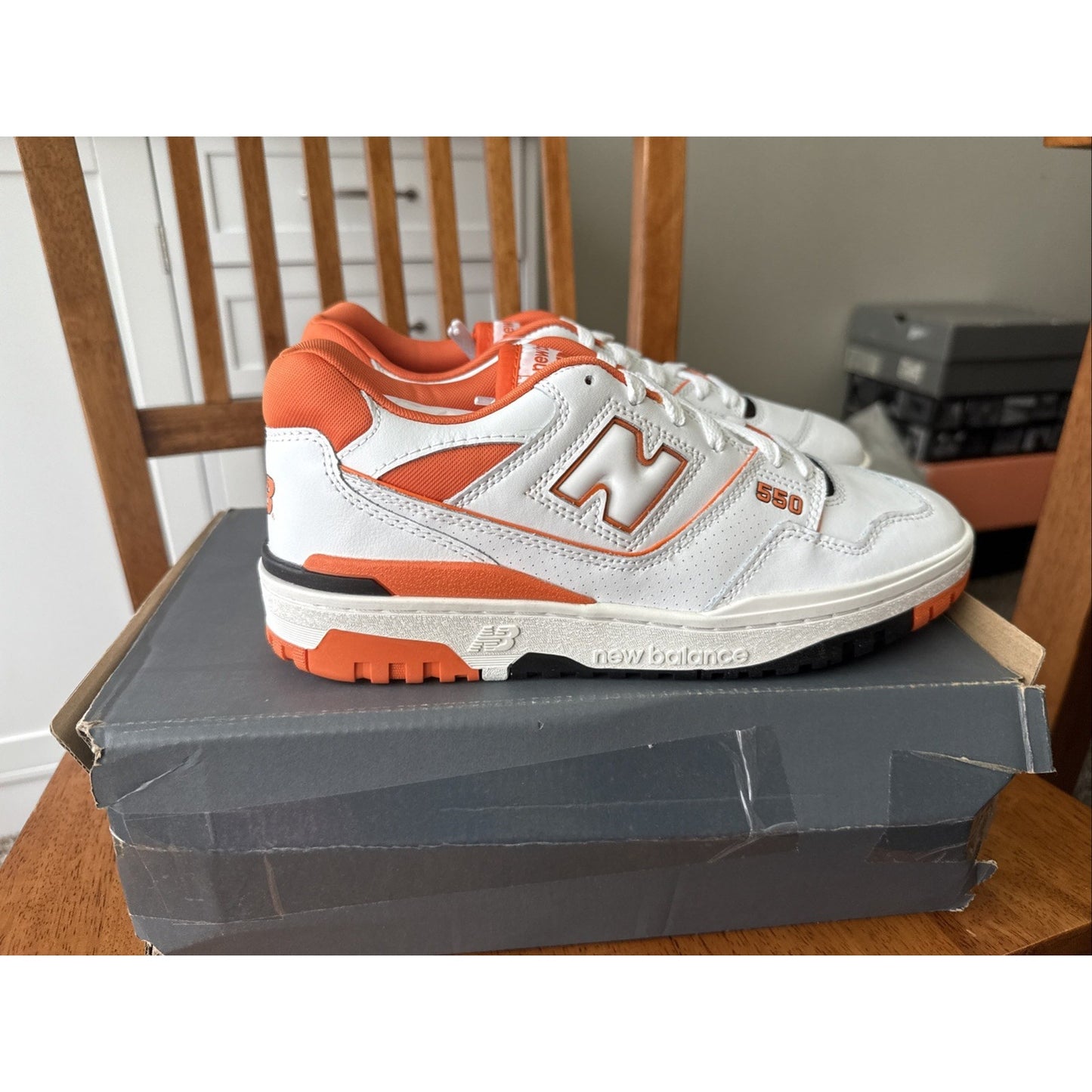 Size 7.5 - New Balance 550 Varsity Orange BS239