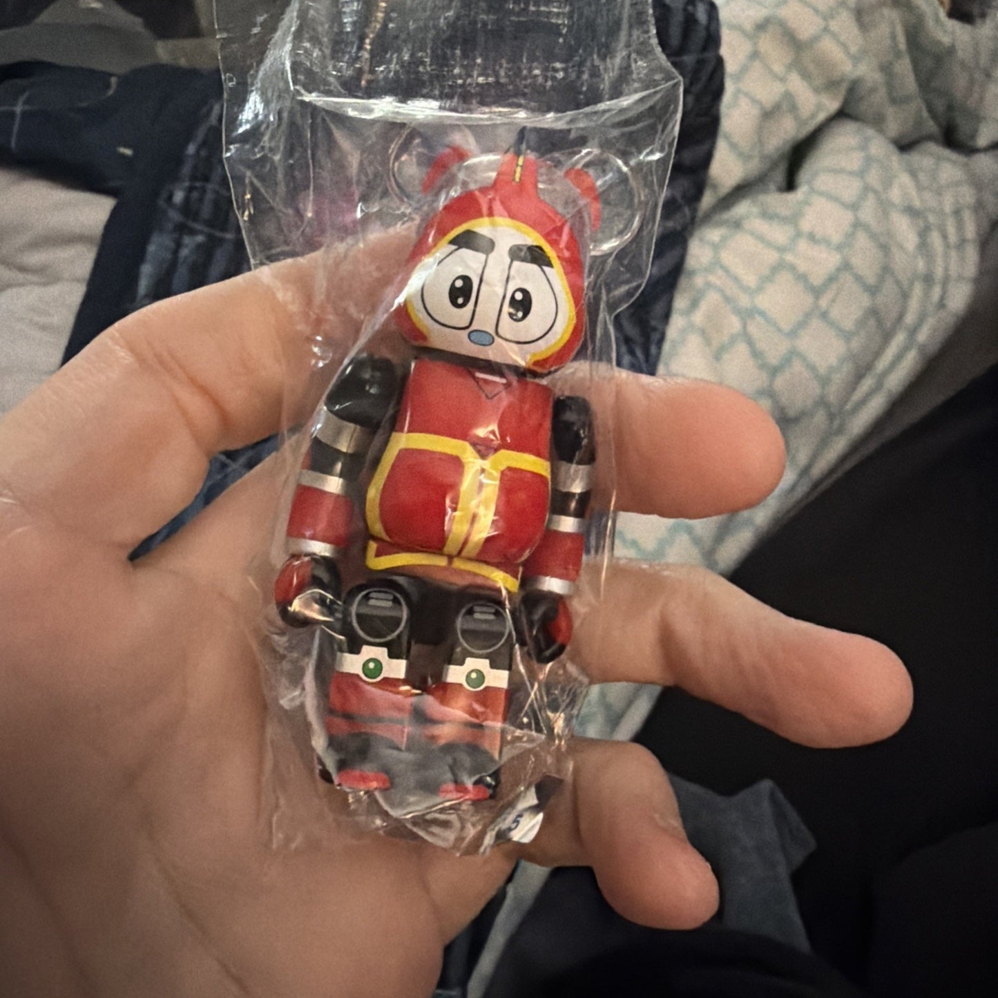 Red Anime Robot Bear brick