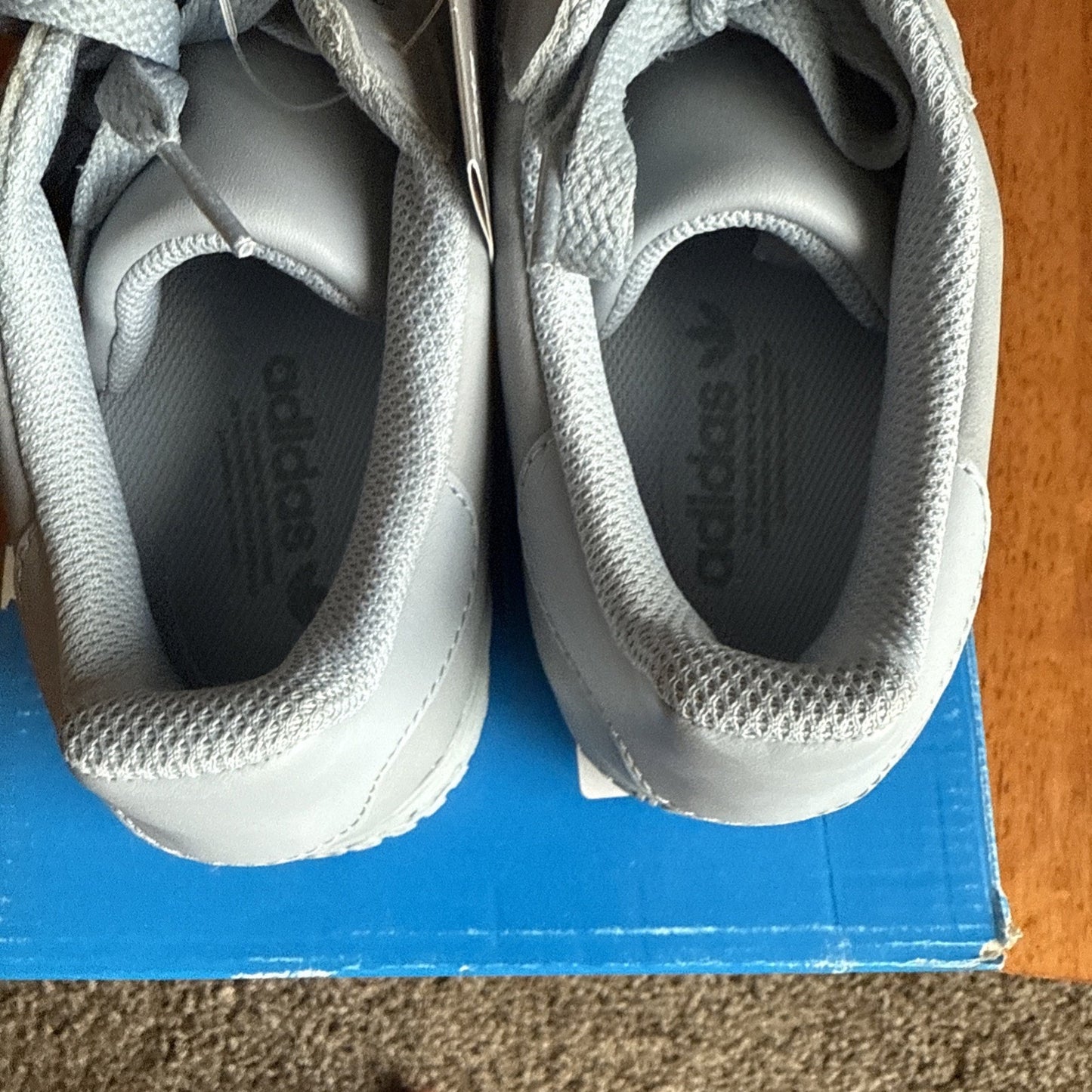 Adidas Yeezy Powerphase Calabasas Grey 2017 Mens Size 4 Youth Size 4Y BS037