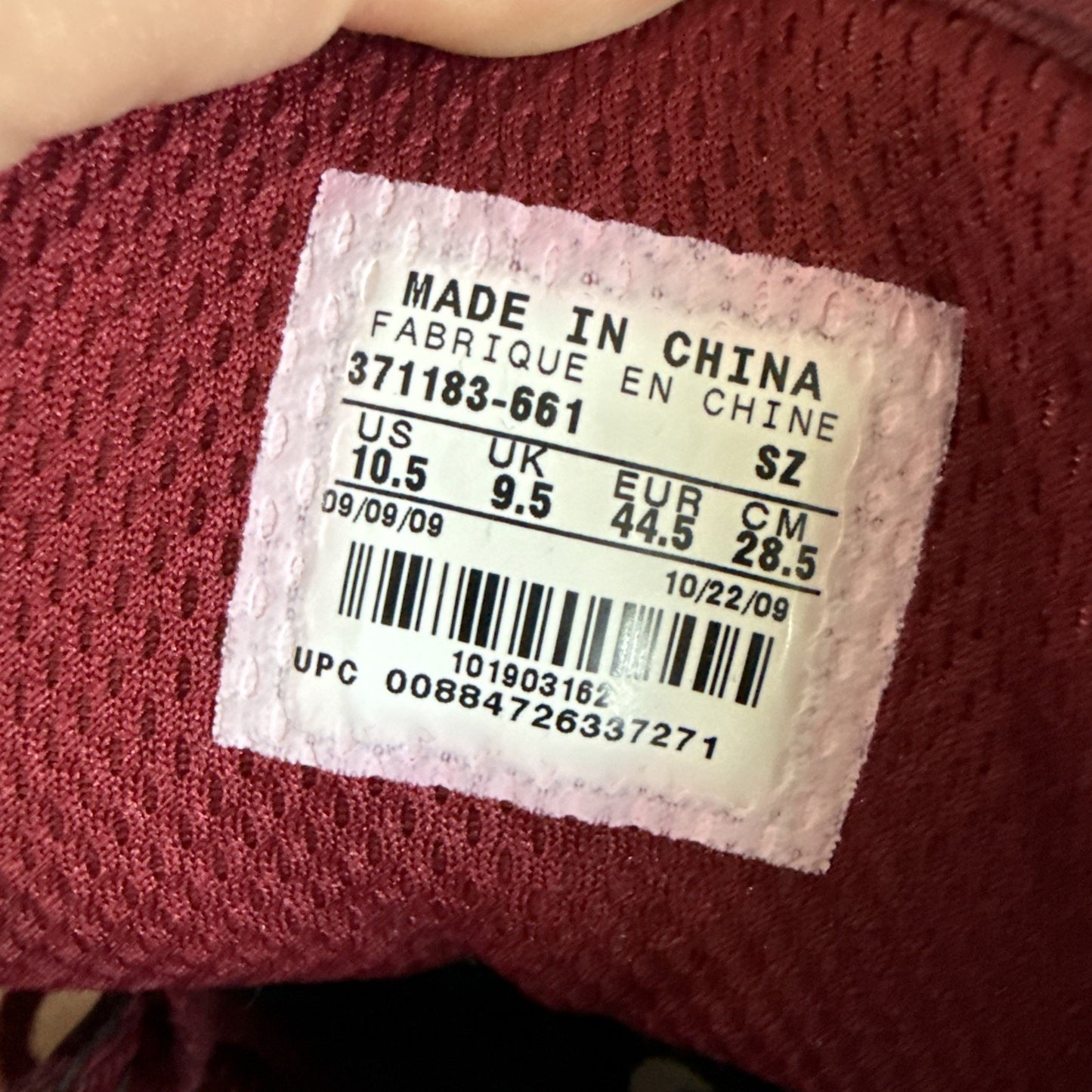Size 10.5 Nike Mad Jibe 371183-661 Very Rare