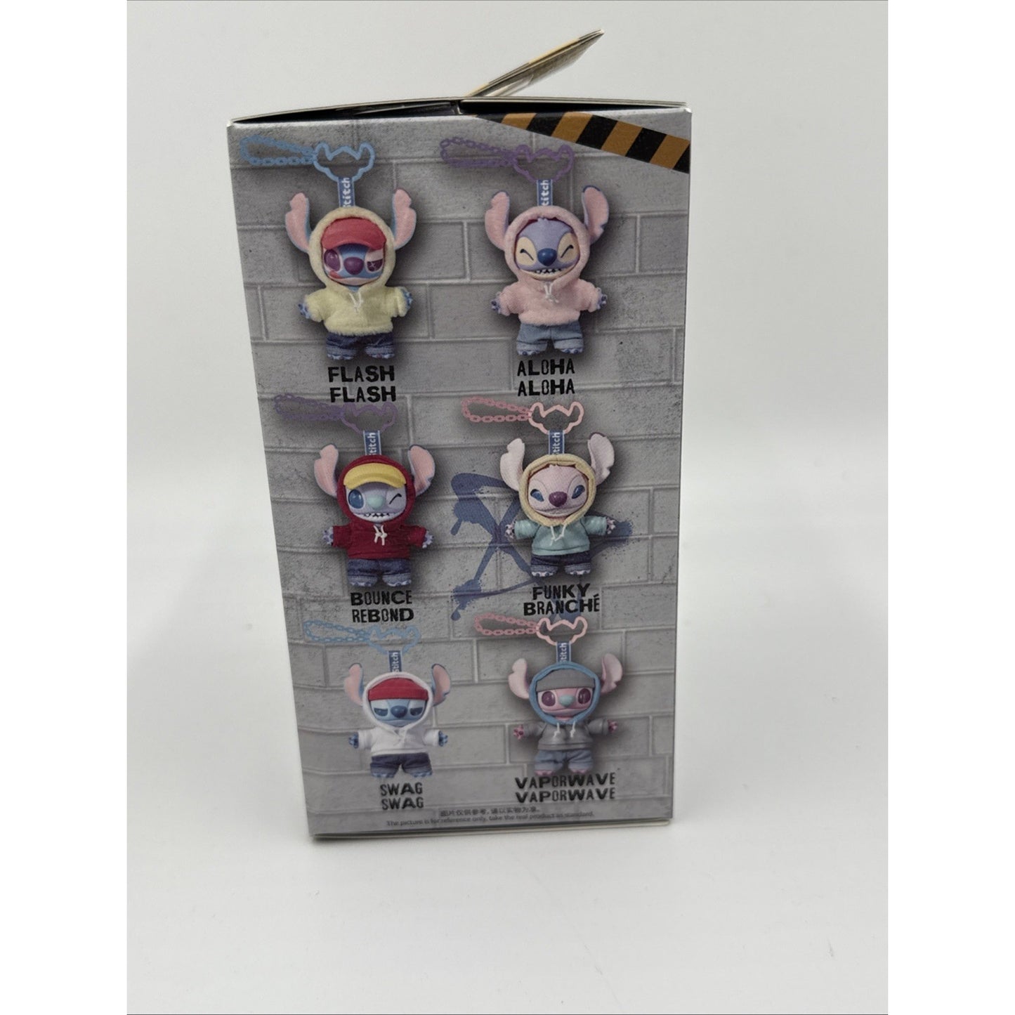 Authentic Miniso Stitch Gen Z Street Series Vinyl Plush Pendant Disney Blind Box
