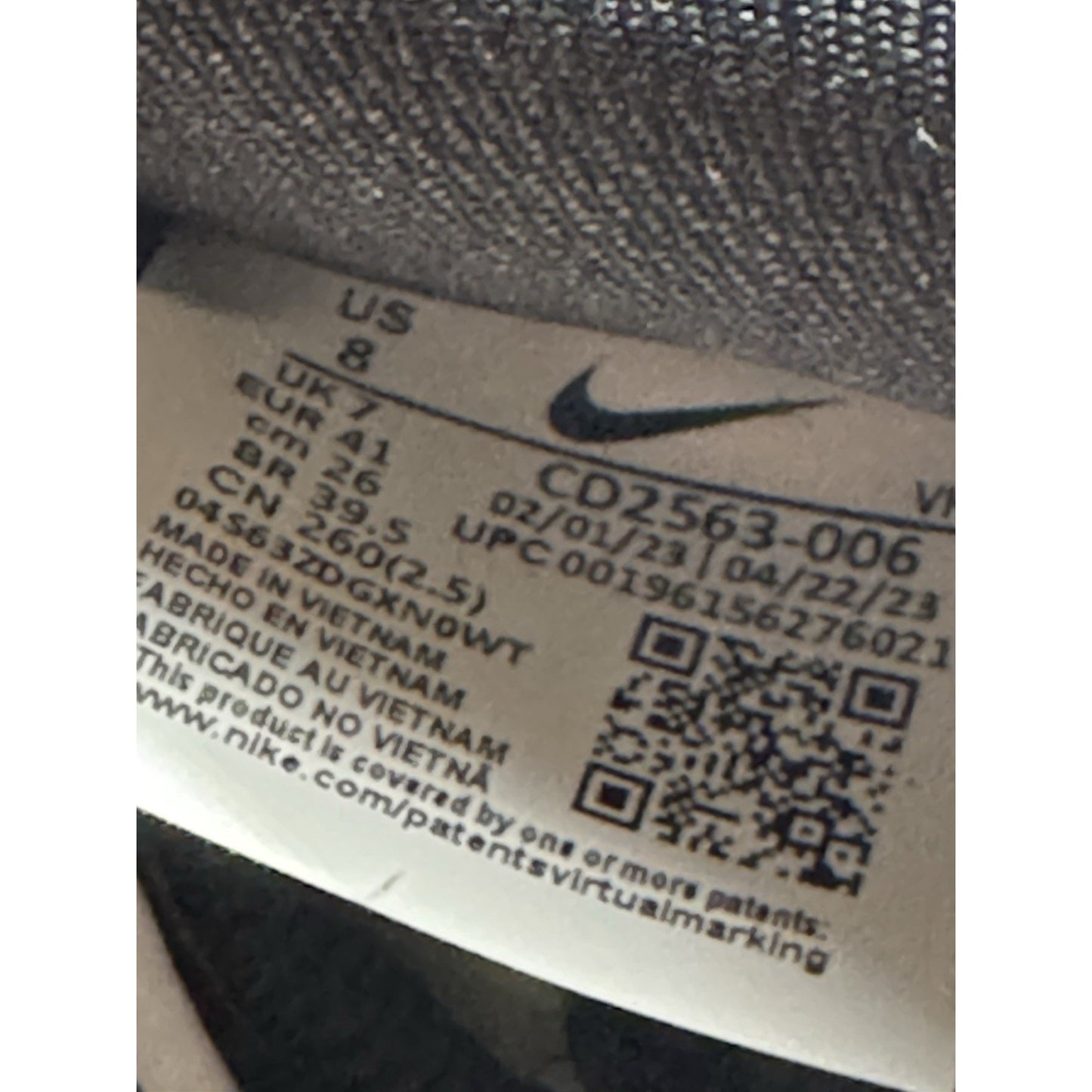 Size 8 - Nike Dunk Low SB Black Gum