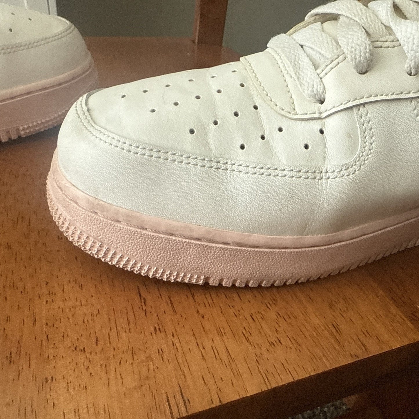Size 13 - Nike Air Force 1 '07 Low White Pink Sole NBS032
