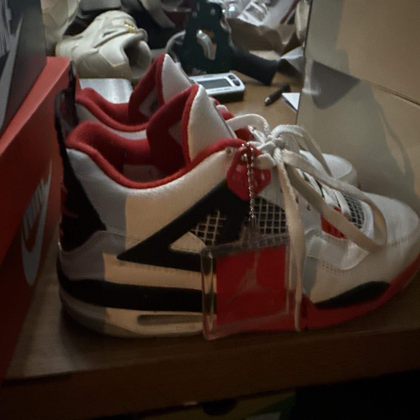 Size 7 - Jordan 4 Retro Mid Red Cement