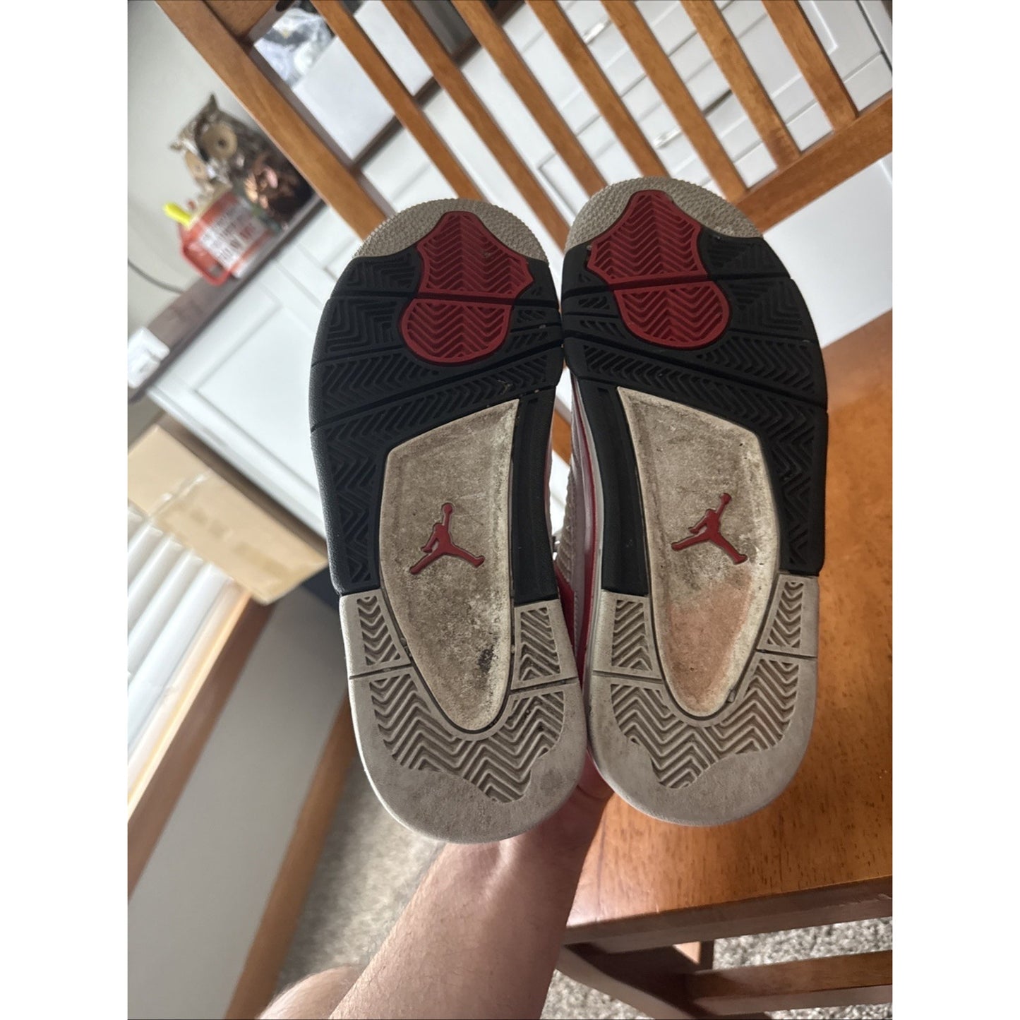 Size 6y (GS) - Jordan 4 Retro Low Red Cement 2023 BS231