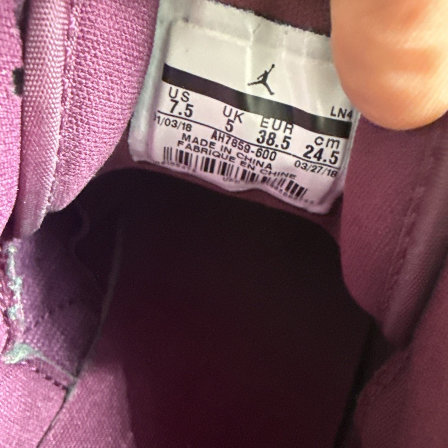 Size 7.5 - Air Jordan 3 Retro Bordeaux W