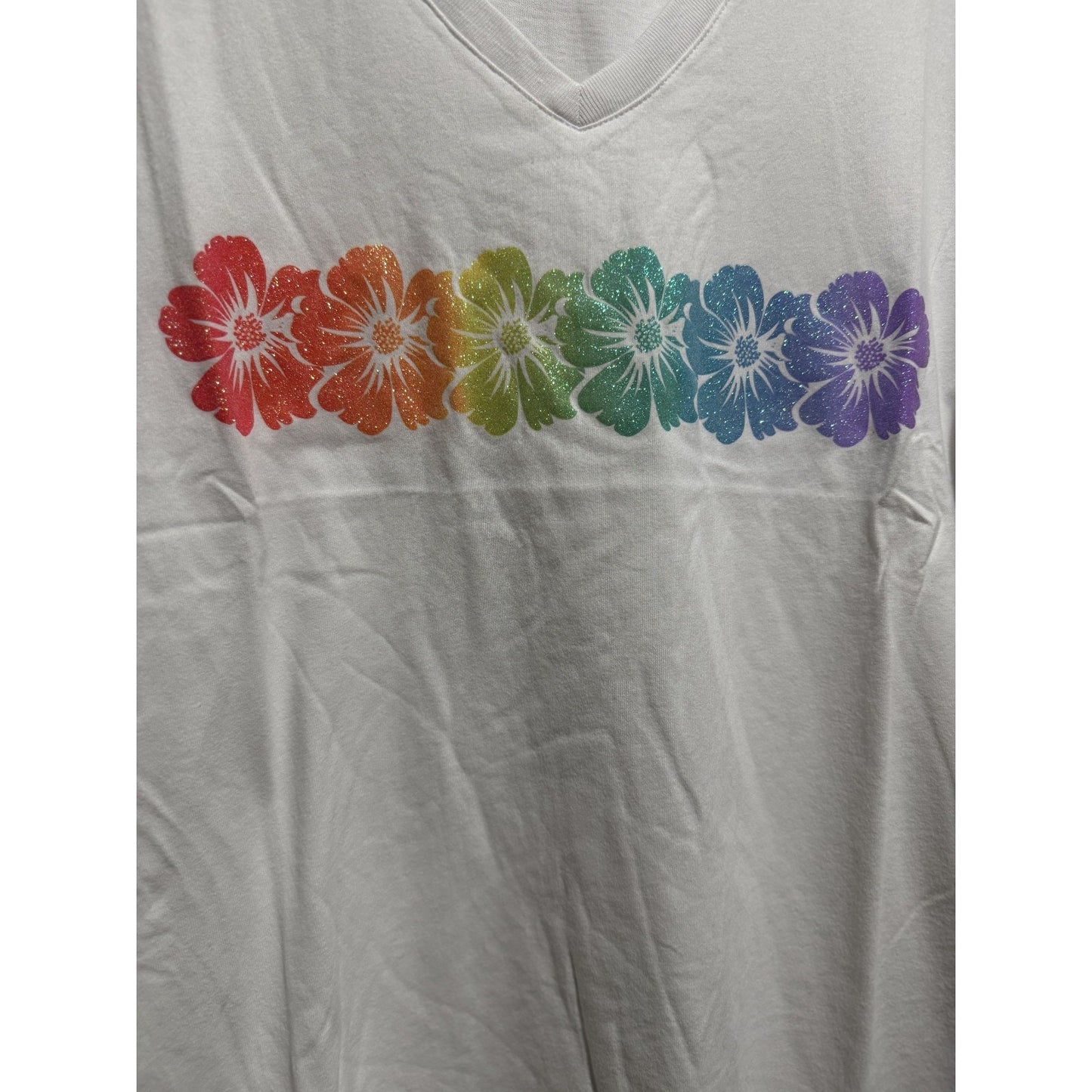 Disney Parks Aluani Pride Collection Rainbow Tee Size M