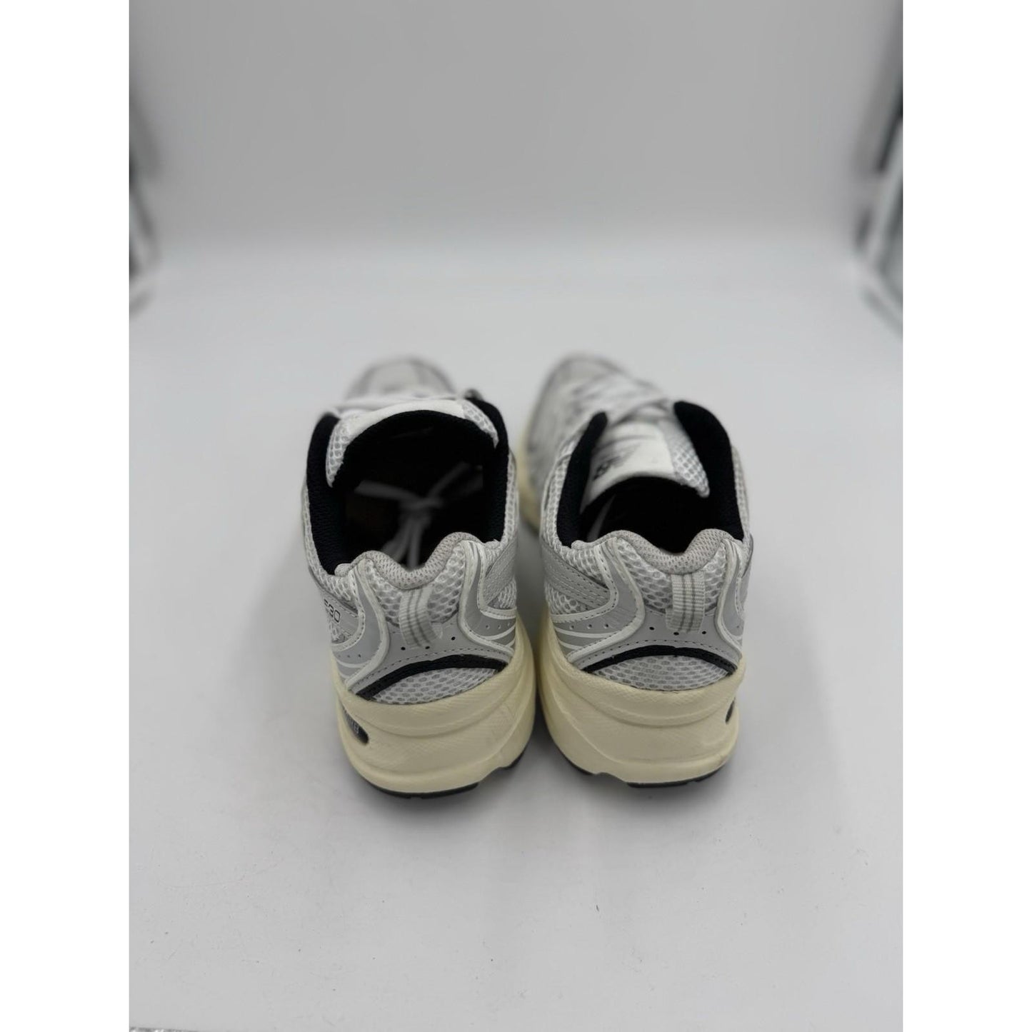 Size 5 - New Balance 530 White Metallic Silver