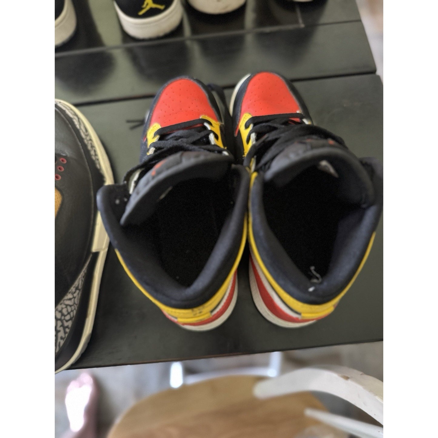 Size 6 (GS) - Jordan 1 SE Mid Amarillo Team Orange NBS163