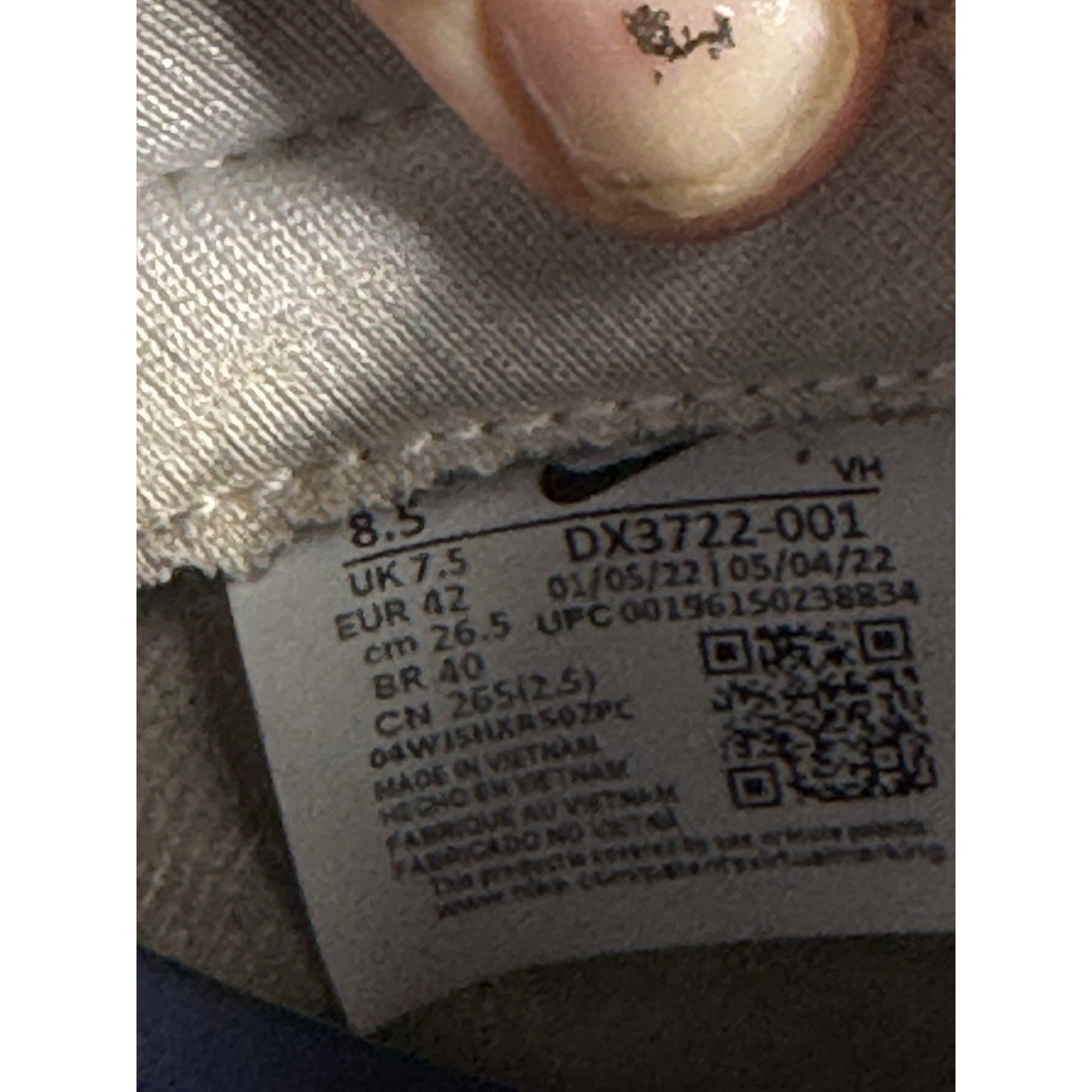 Size 8.5 - Nike Dunk Low Wolf Grey Pure Platinum