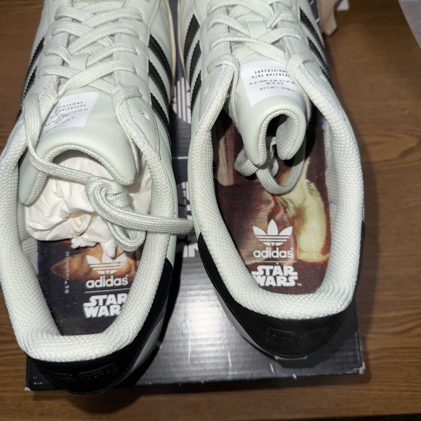 Size 12 - adidas Star Wars x Superstar The Child