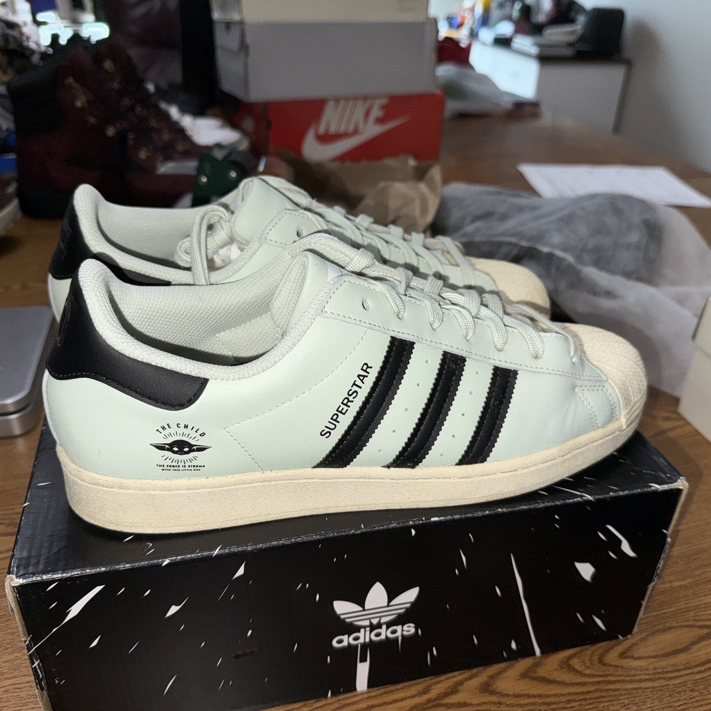 Size 12 - adidas Star Wars x Superstar The Child