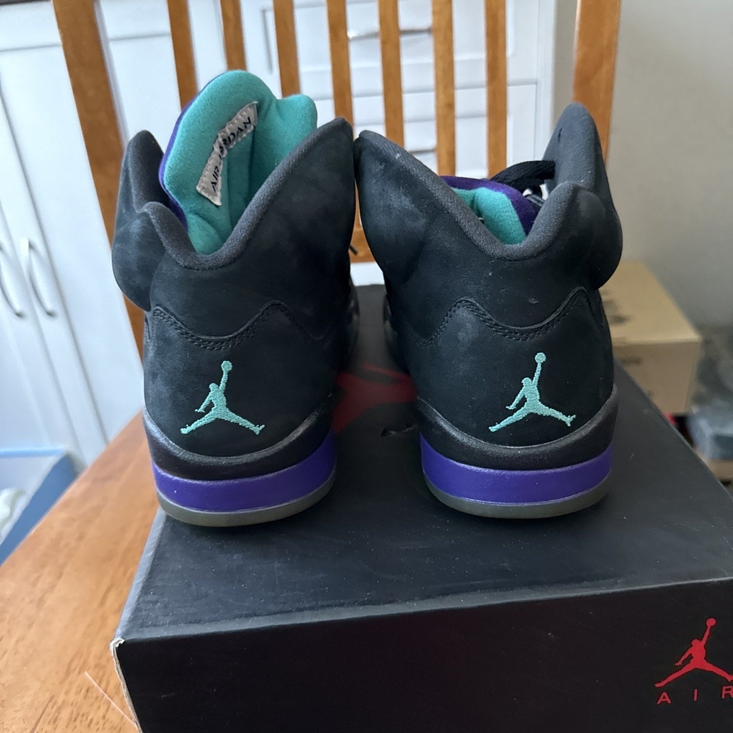 Size 8 - Air Jordan 5 Retro Black Grape BS 220