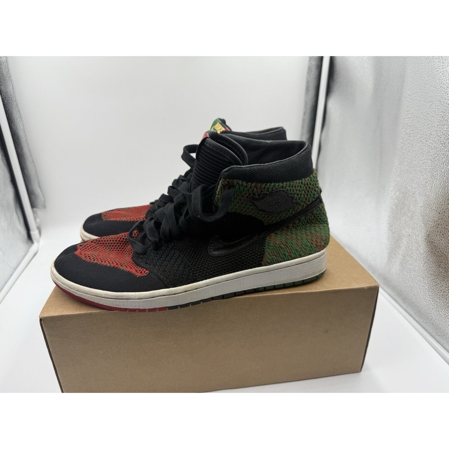 Size 11 - Air Jordan 1 Retro Flyknit High Black History Month