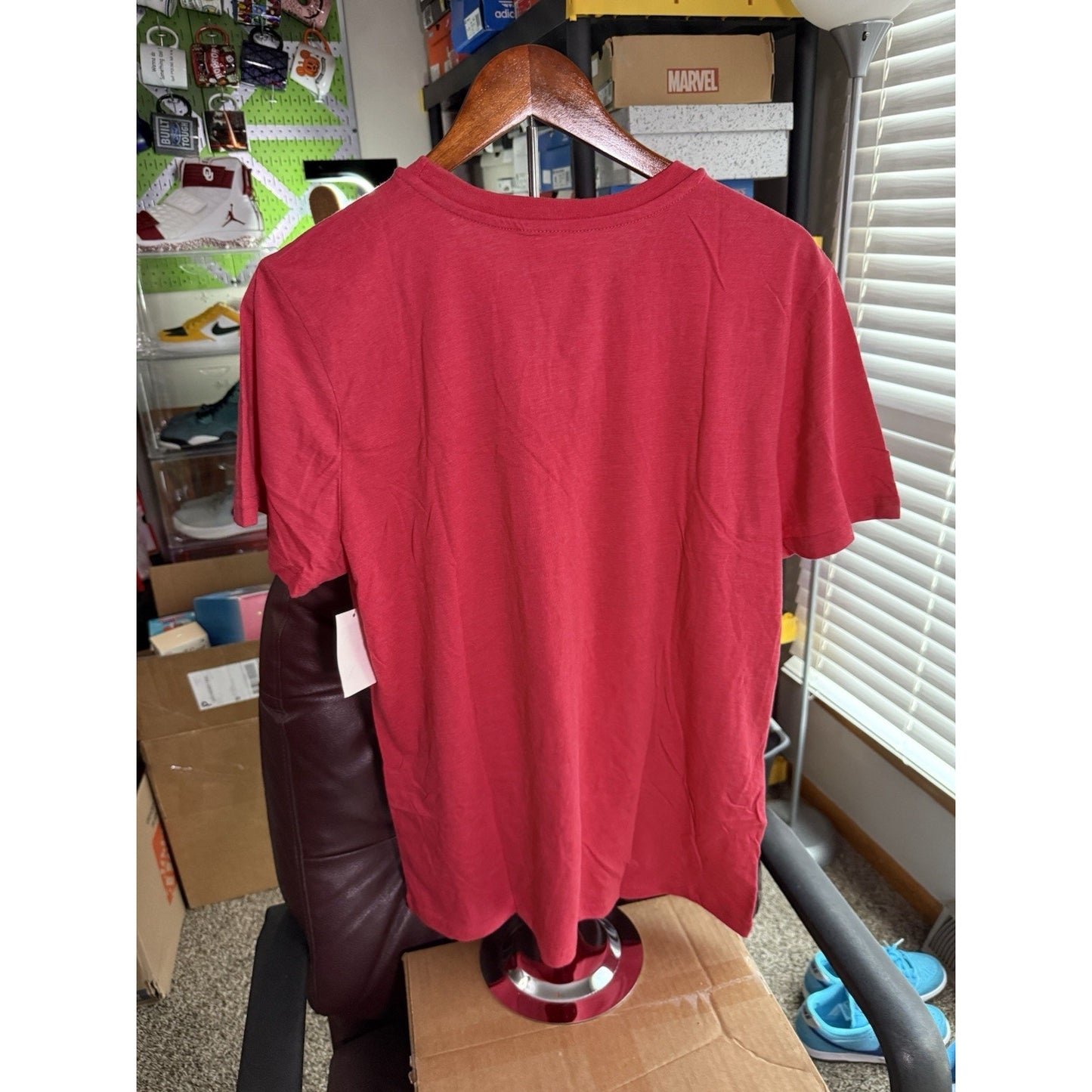 Tom And Jerry T-Shirt Size XXL Red Cartoon Distressed Graphic