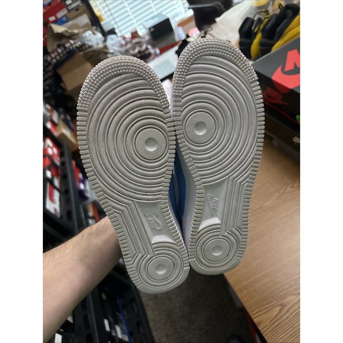 Size 8 - Nike Air Force 1 '07 LV8 First Use - University Blue NBS164