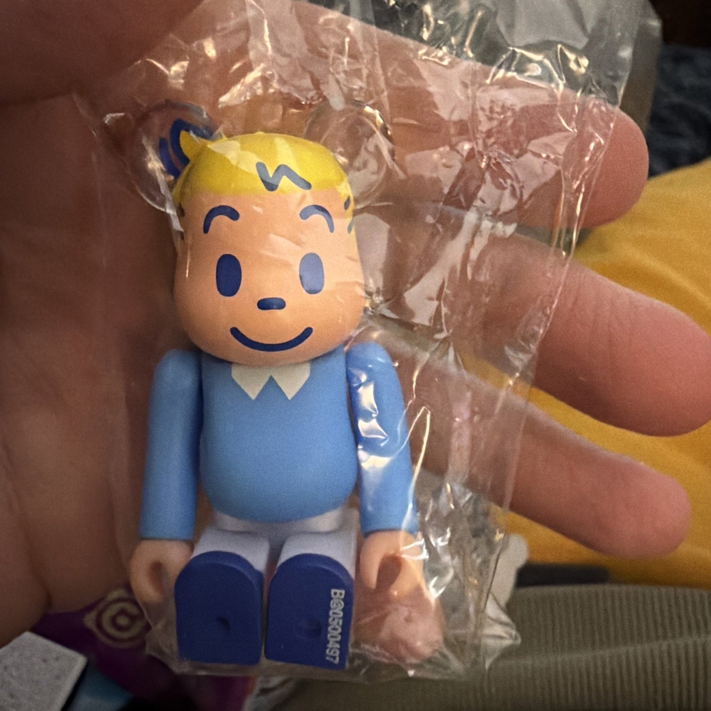 Be@rbrick Series 50 Osamu Goods Jack Blue Shirt 100% 2.75 in No Box Collectible