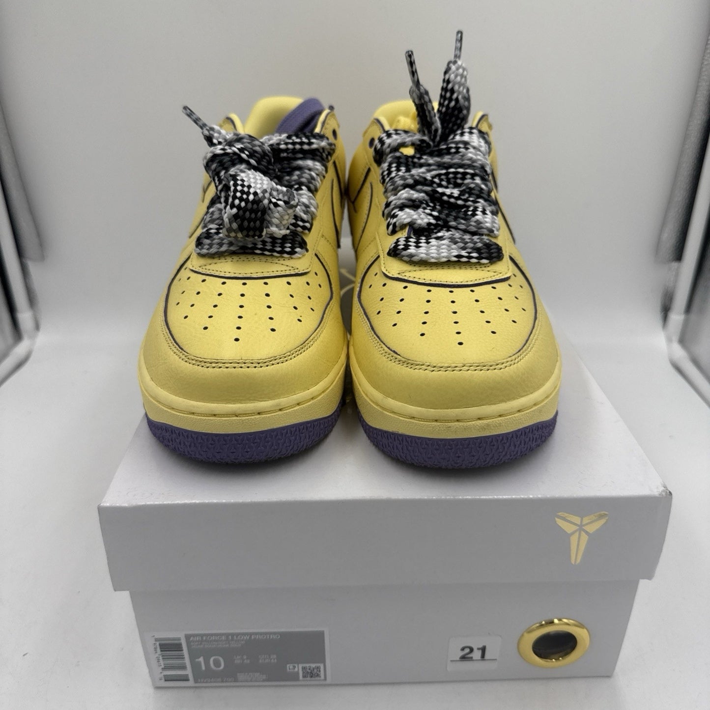 Size 10 - Nike Kobe Bryant x Air Force 1 Protro Low Mamba Mentality
