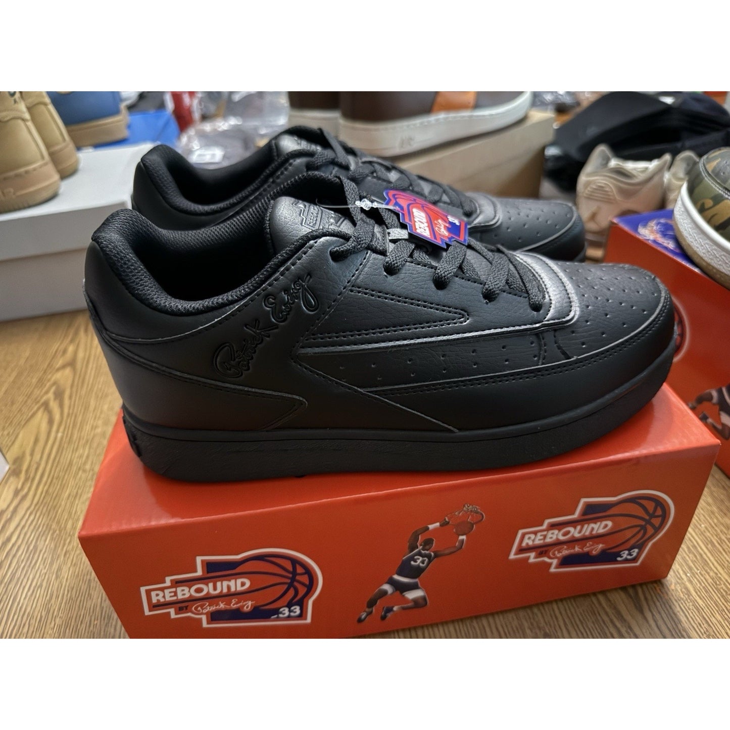 9.5 Low Black Orion By Patrick Ewing Collection BS396