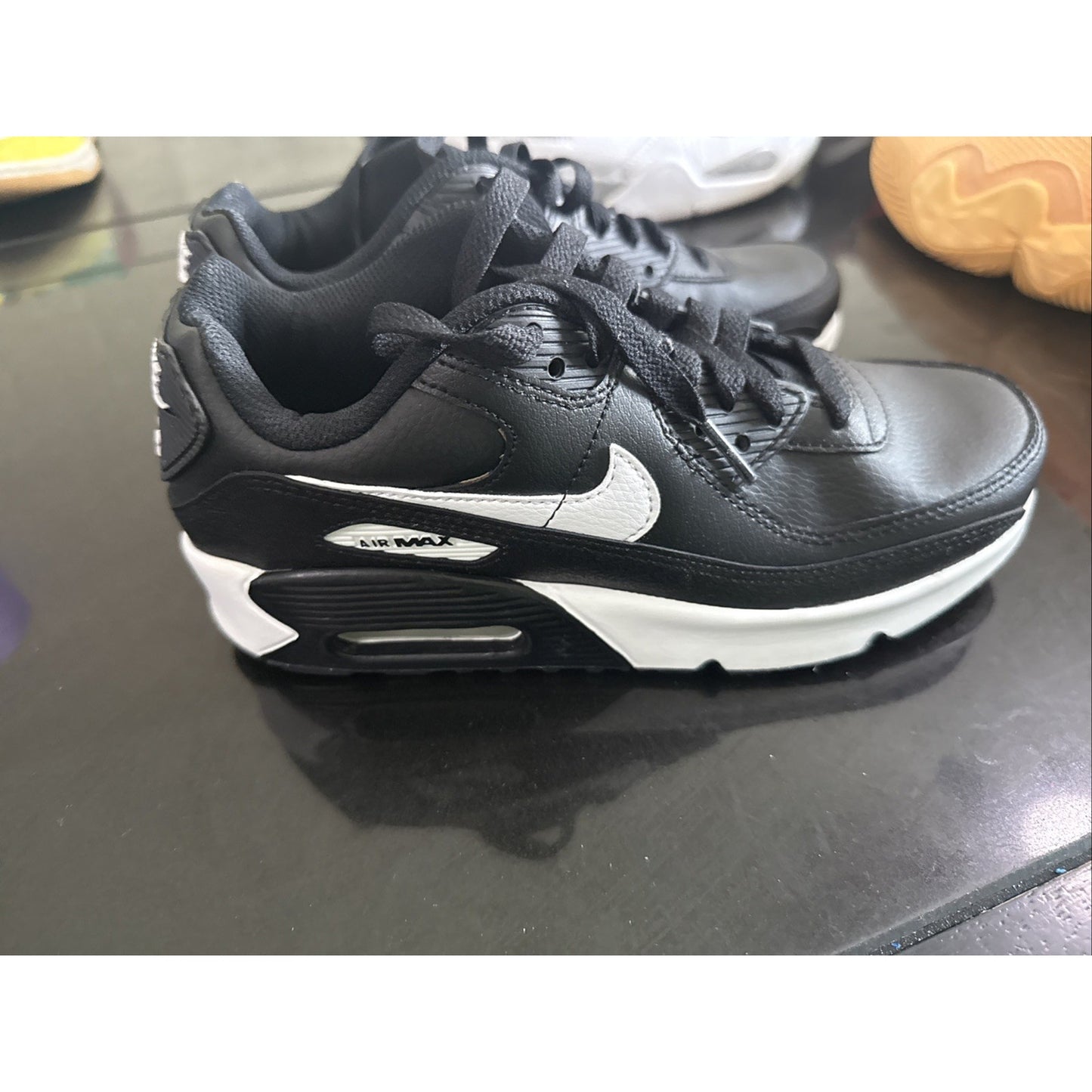 Size 4y Nike Air Max90 Black HF6358-002 NBS212