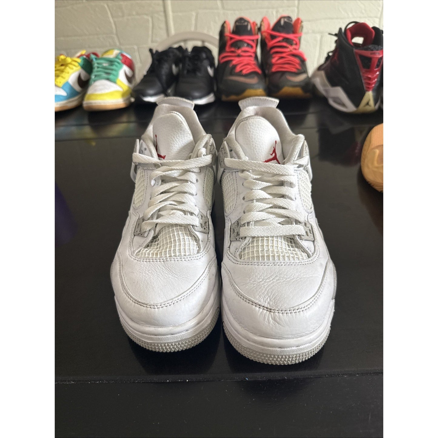 Size 7 (GS) - Jordan 4 Retro Mid White Oreo NBS239